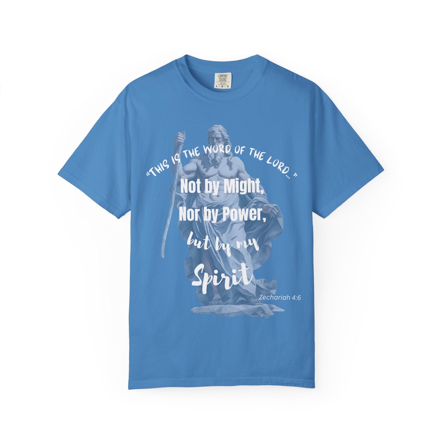 Inspirational Scripture T-Shirt - Not by Might, but by Spirit