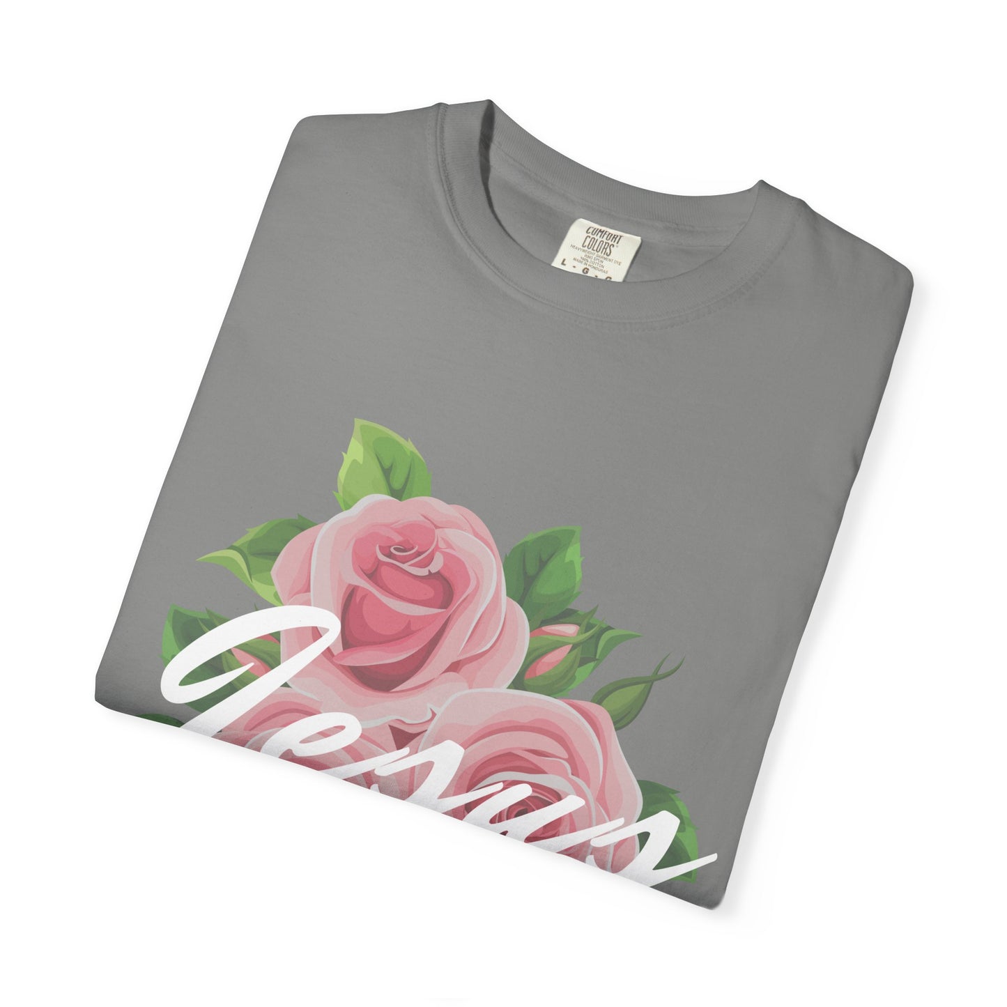 Jesus Floral T-shirt, Vintage Shirt, Christian Apparel, Flower Graphic Tee, Faith-based Gift, Unisex Fashion