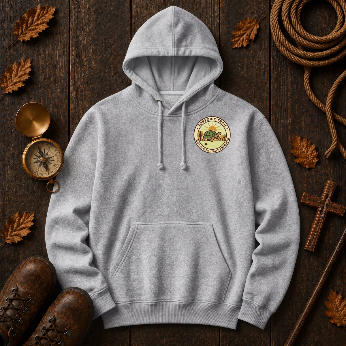 God's Pace, Not the World's Race Hoodie – Christian Sweatshirt, Unisex