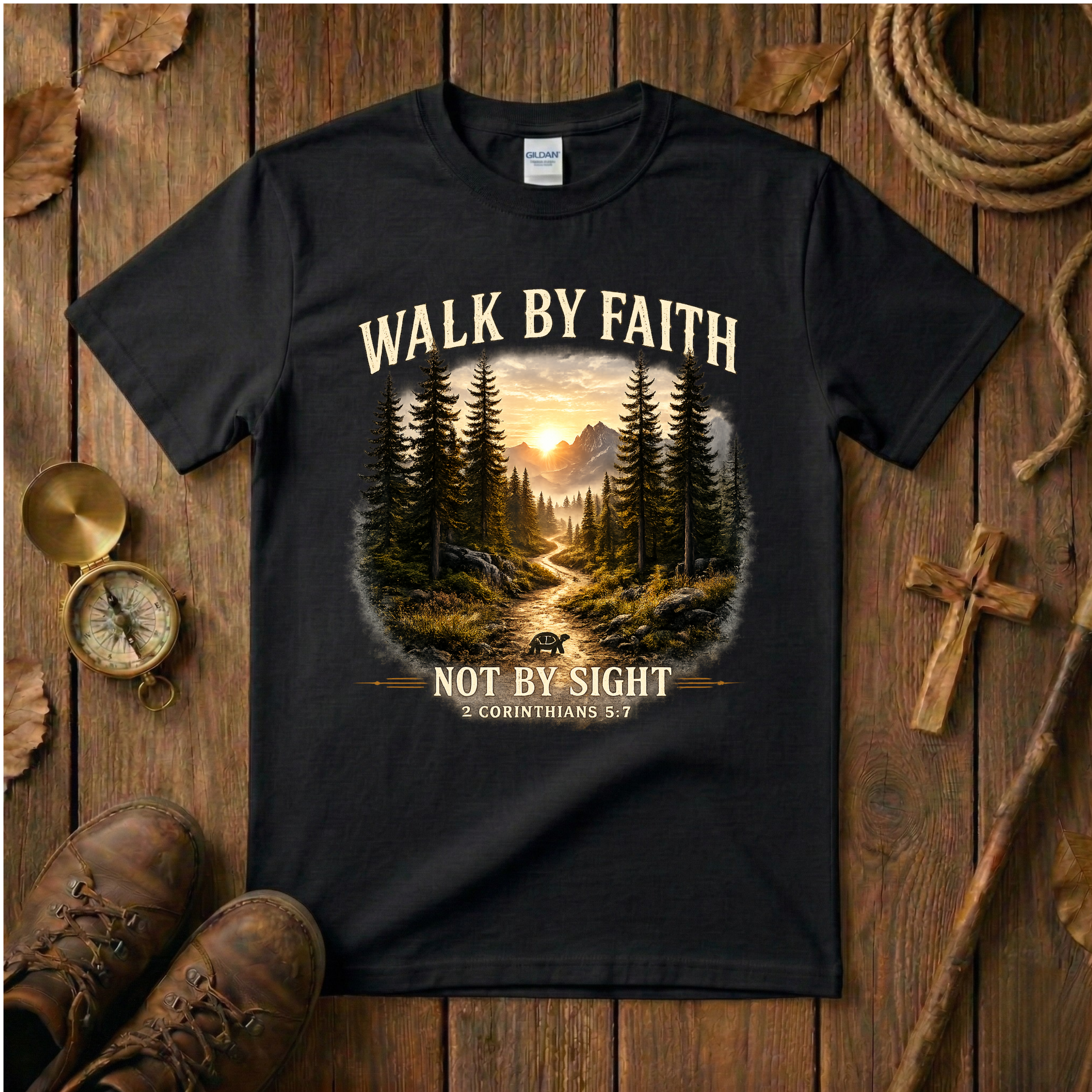 Walk By Faith Not By Sight Tee Shirt