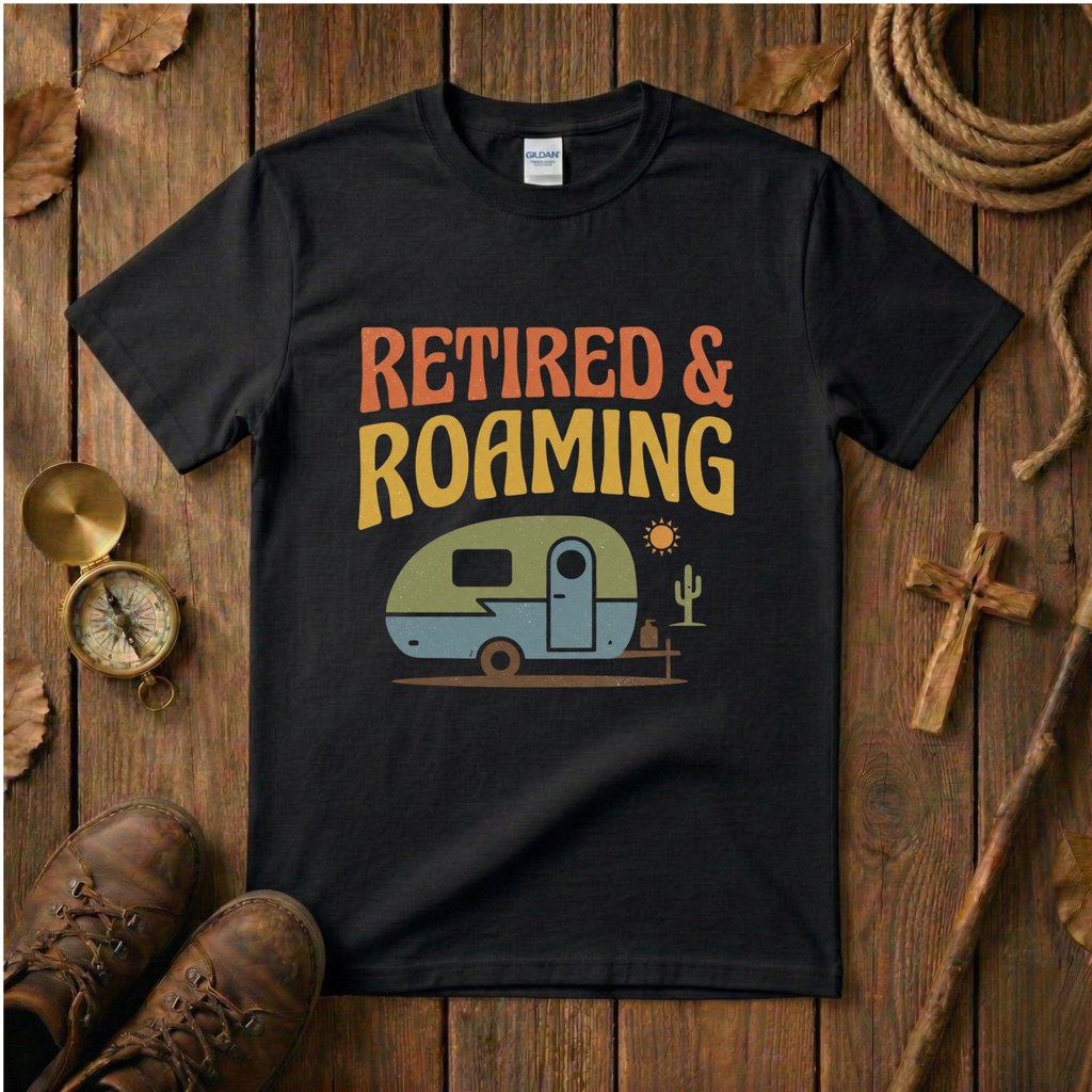 Retired and Roaming  Tee Shirt