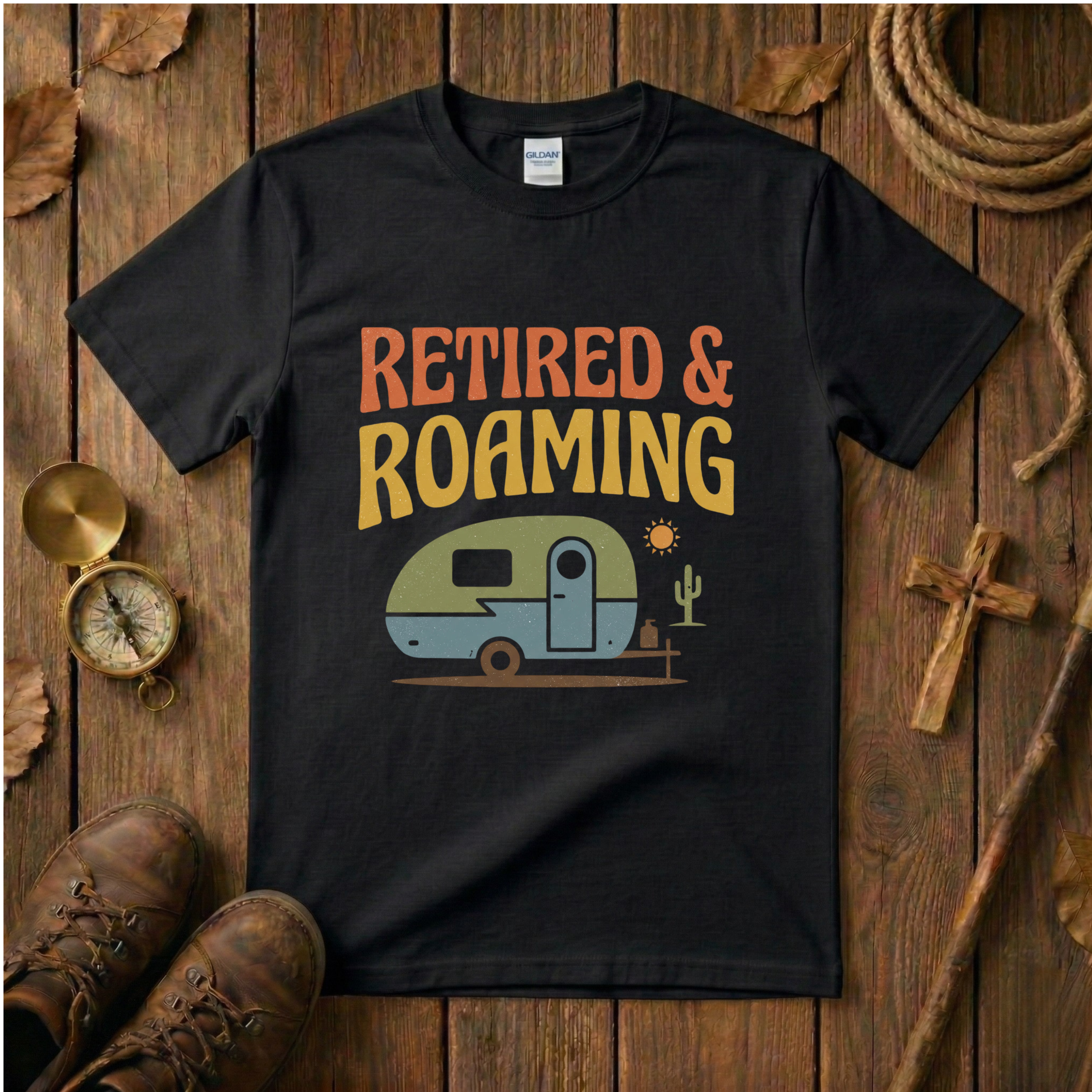 Retired and Roaming  Tee Shirt
