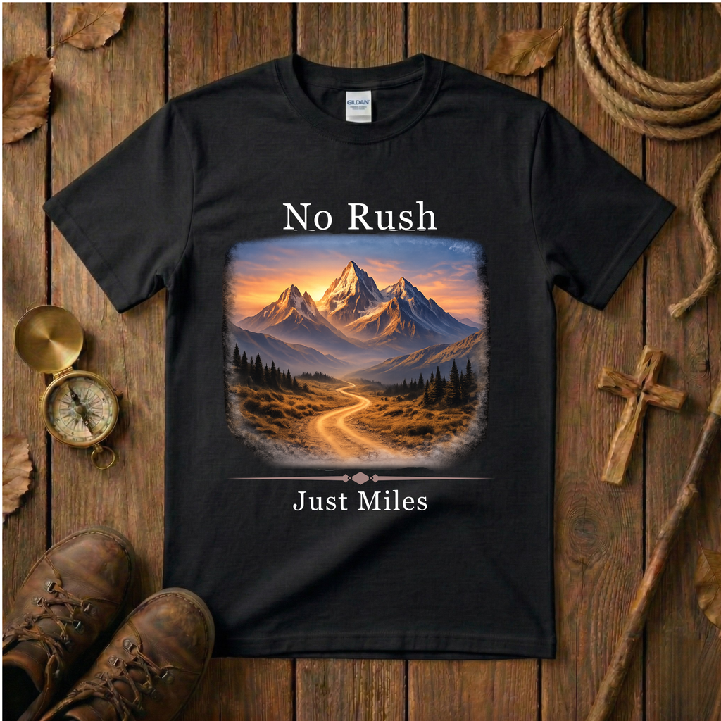 No Rush - Just Miles  Tee Shirt