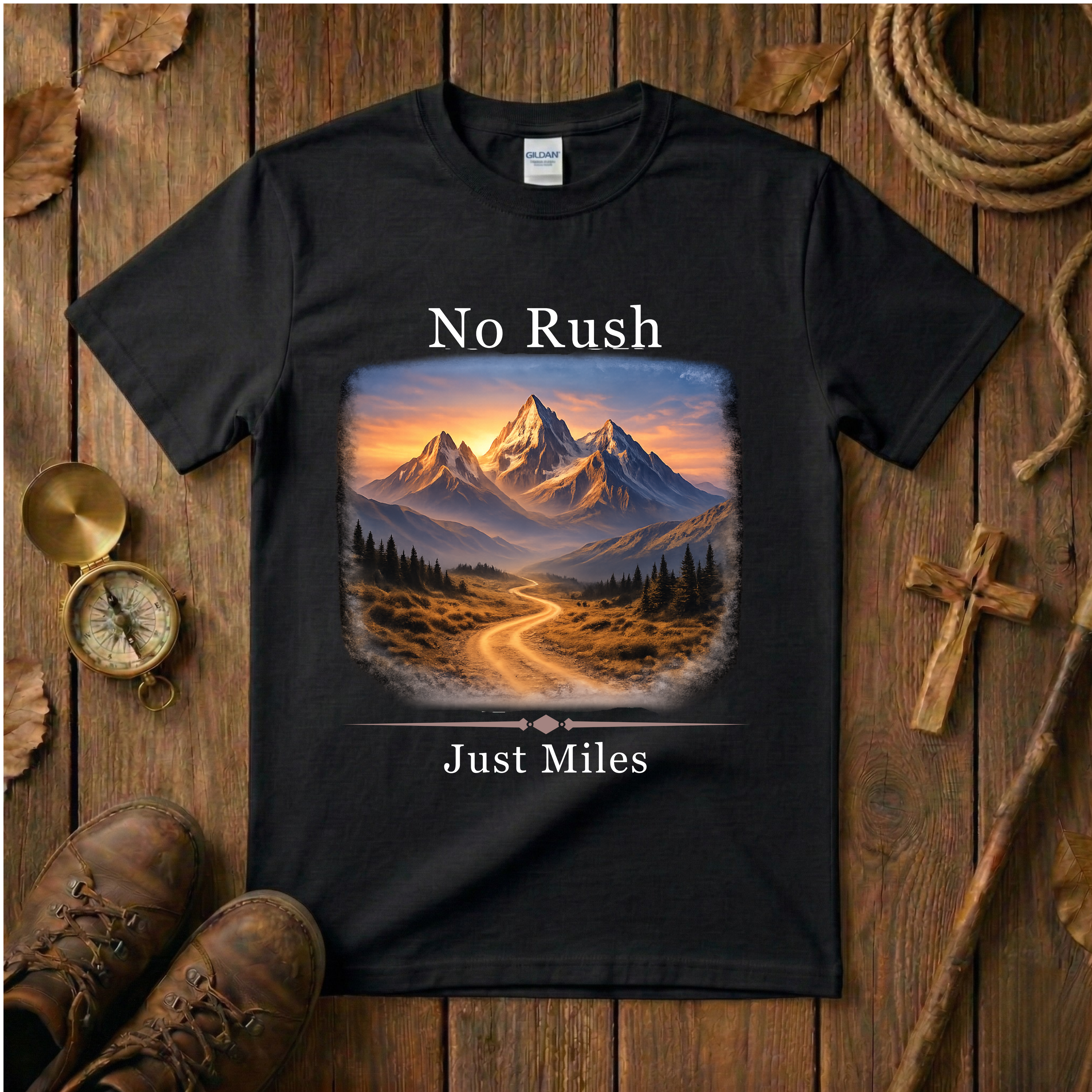 No Rush - Just Miles  Tee Shirt