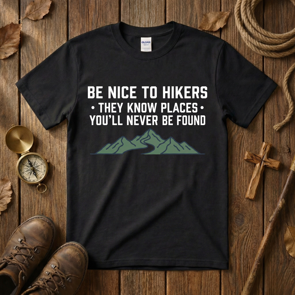 Be Nice to Hikers Tee Shirt