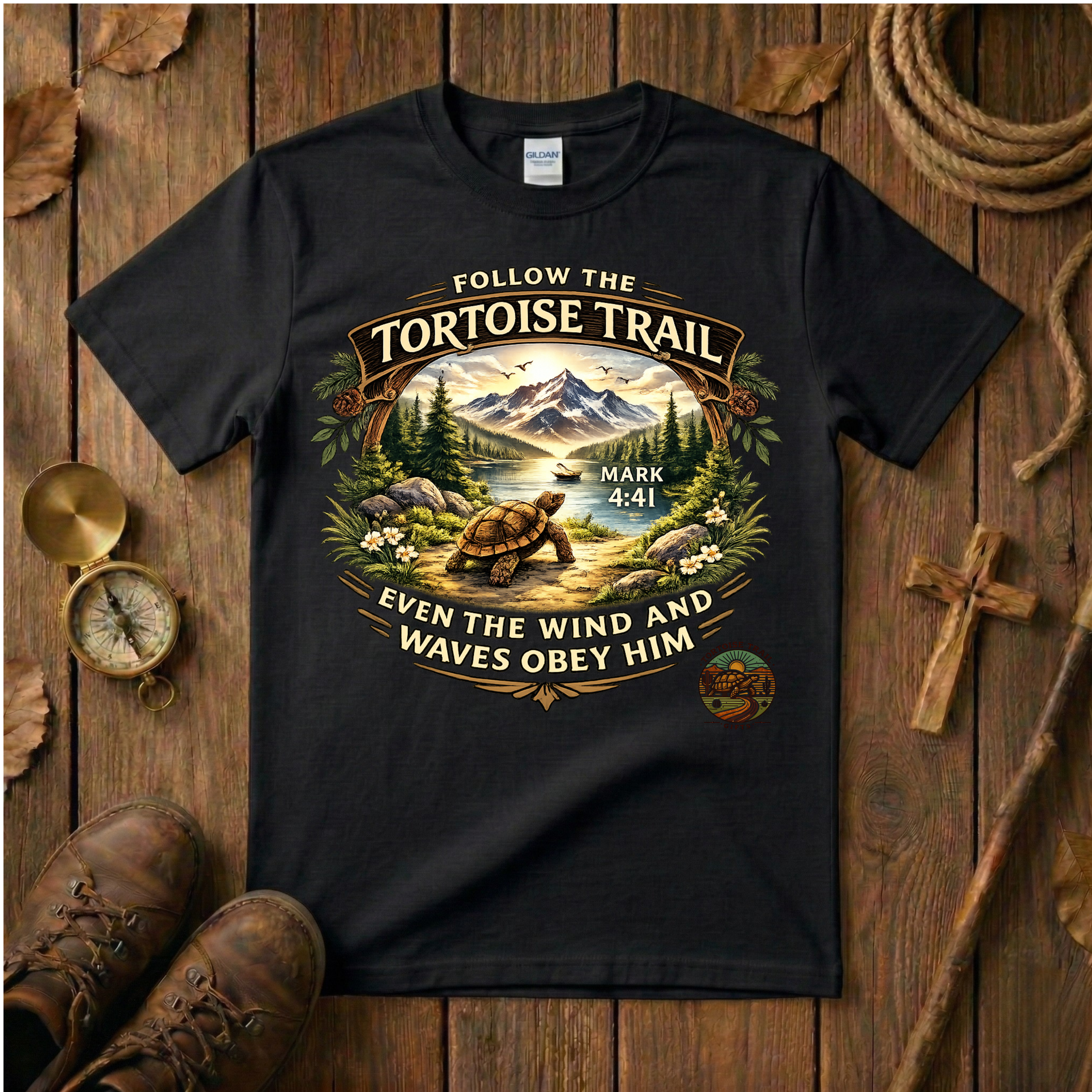 Even the Mountain Wind and The Waves Tee Shirt