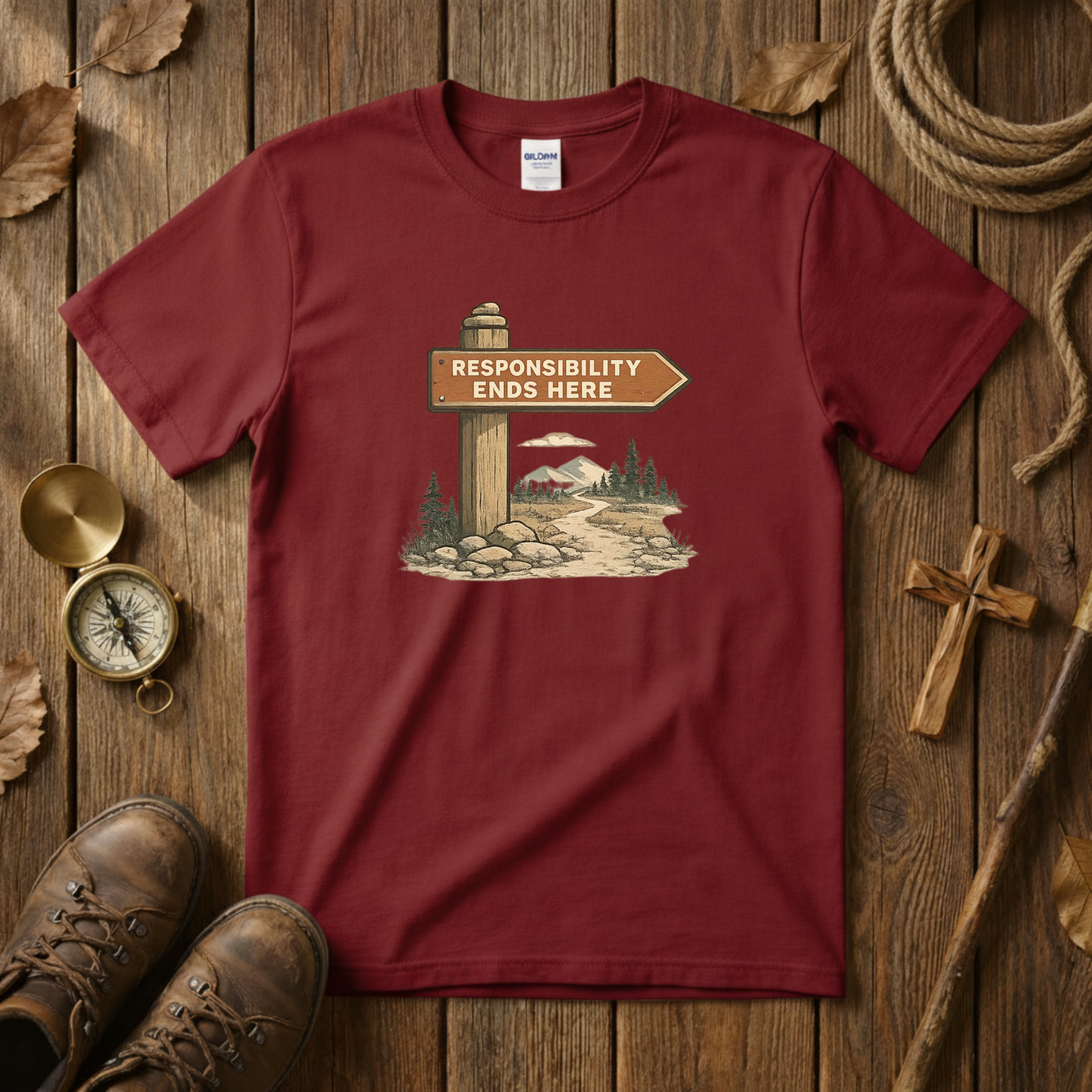 Responsibility Ends Here Tee Shirt