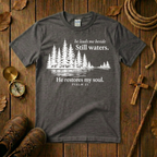 He Leads Me Beside Still Waters Tee Shirt