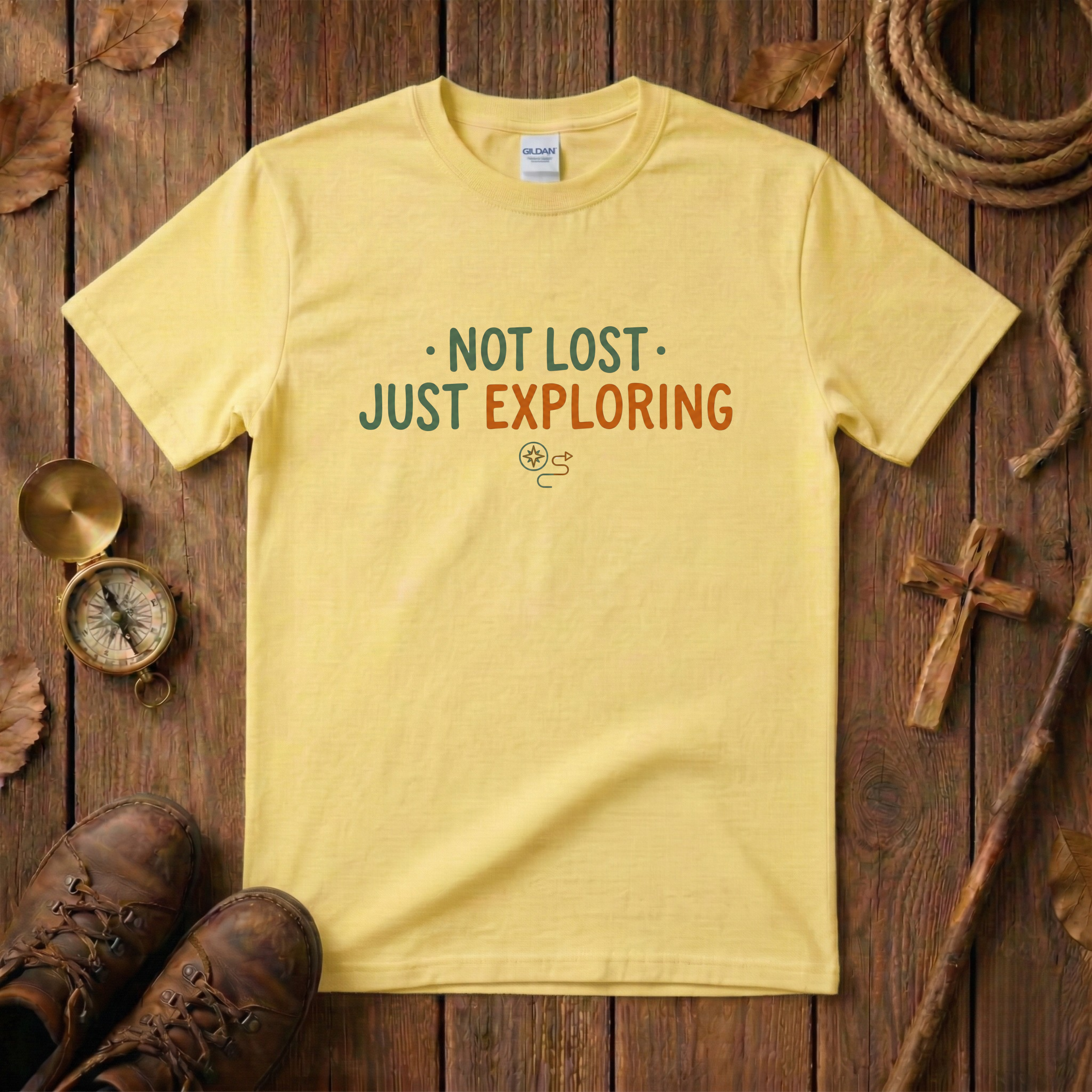 Not Lost Just Exploring Tee Shirt