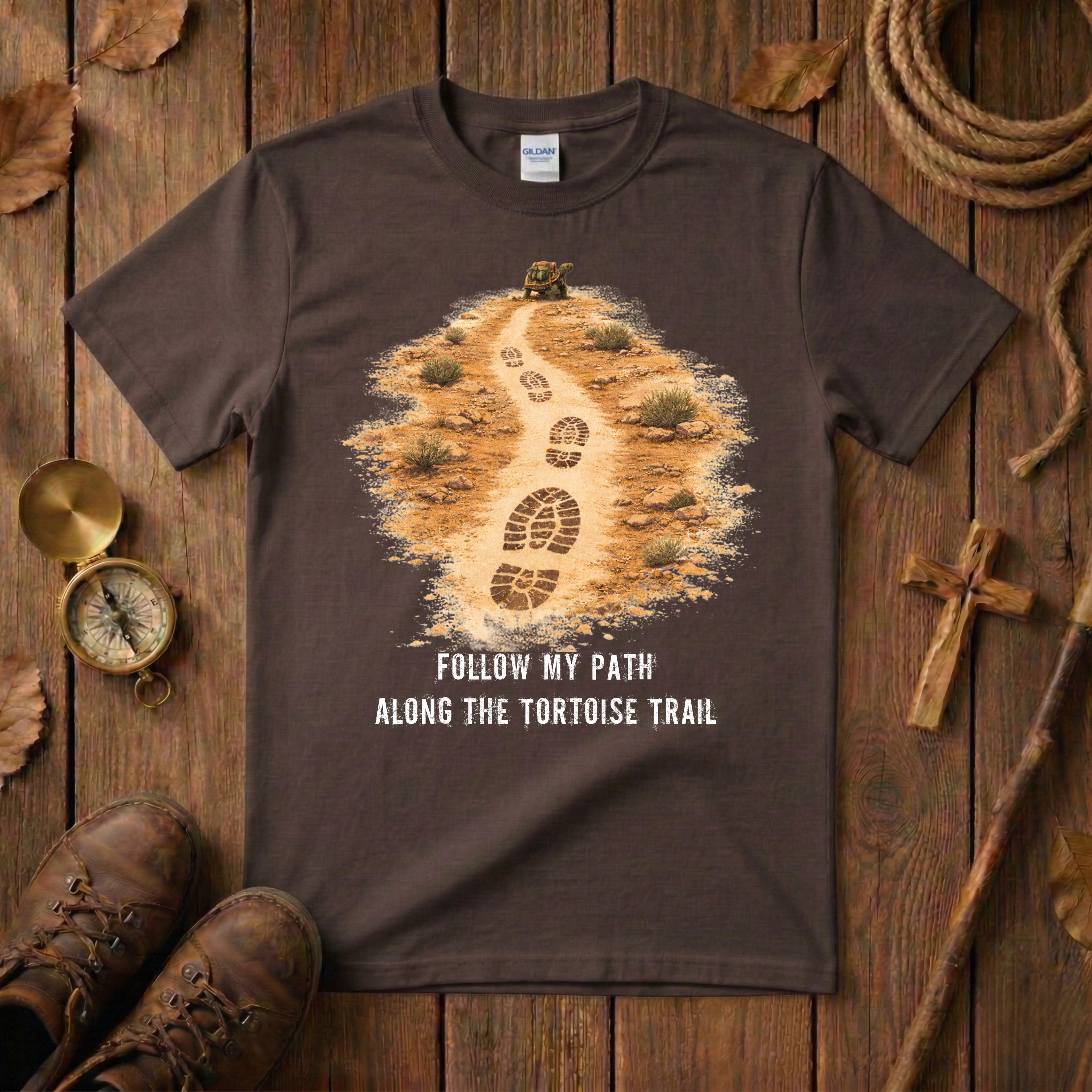 Follow My Path - Tortoise Trail Tee Shirt
