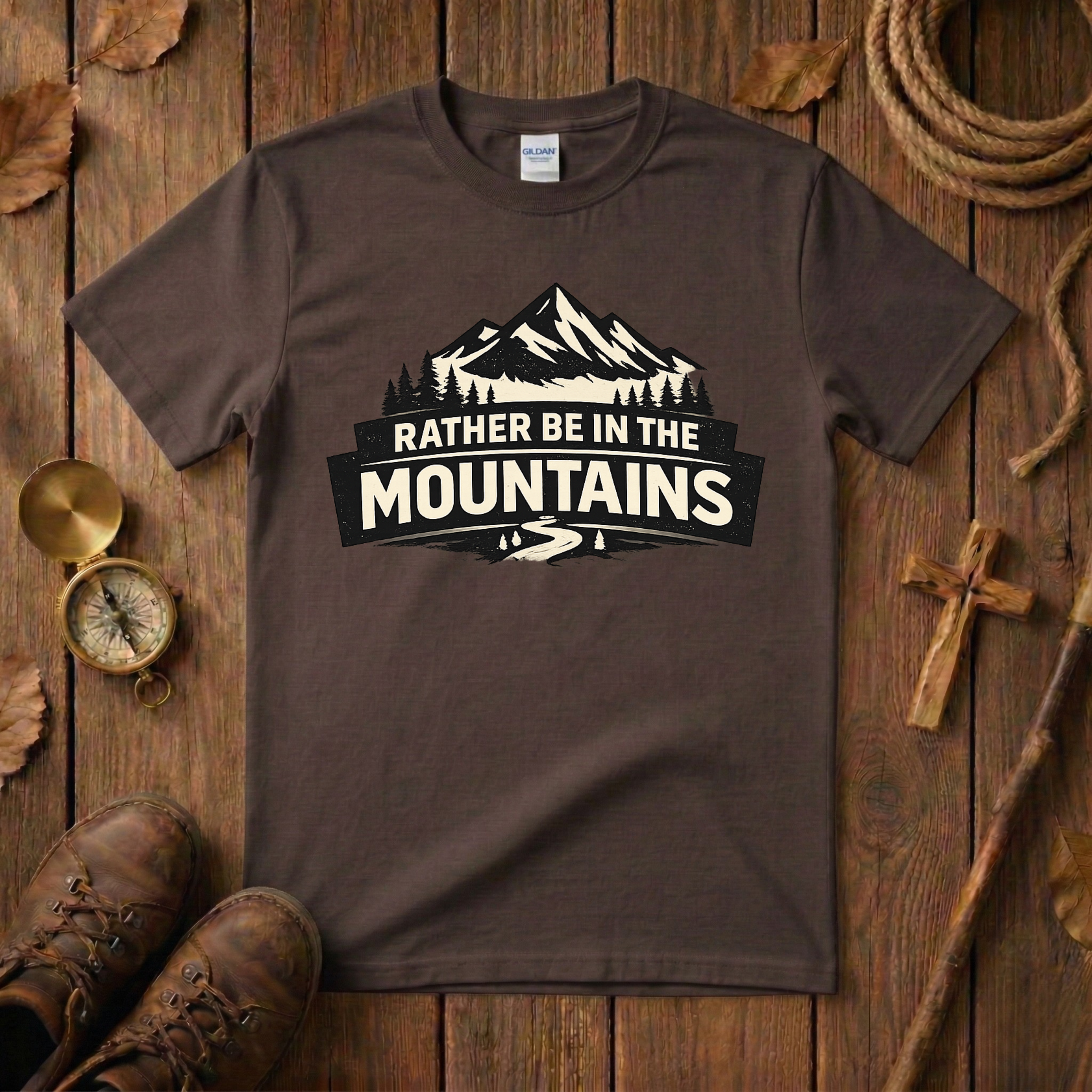 Rather Be In The Mountains Tee Shirt