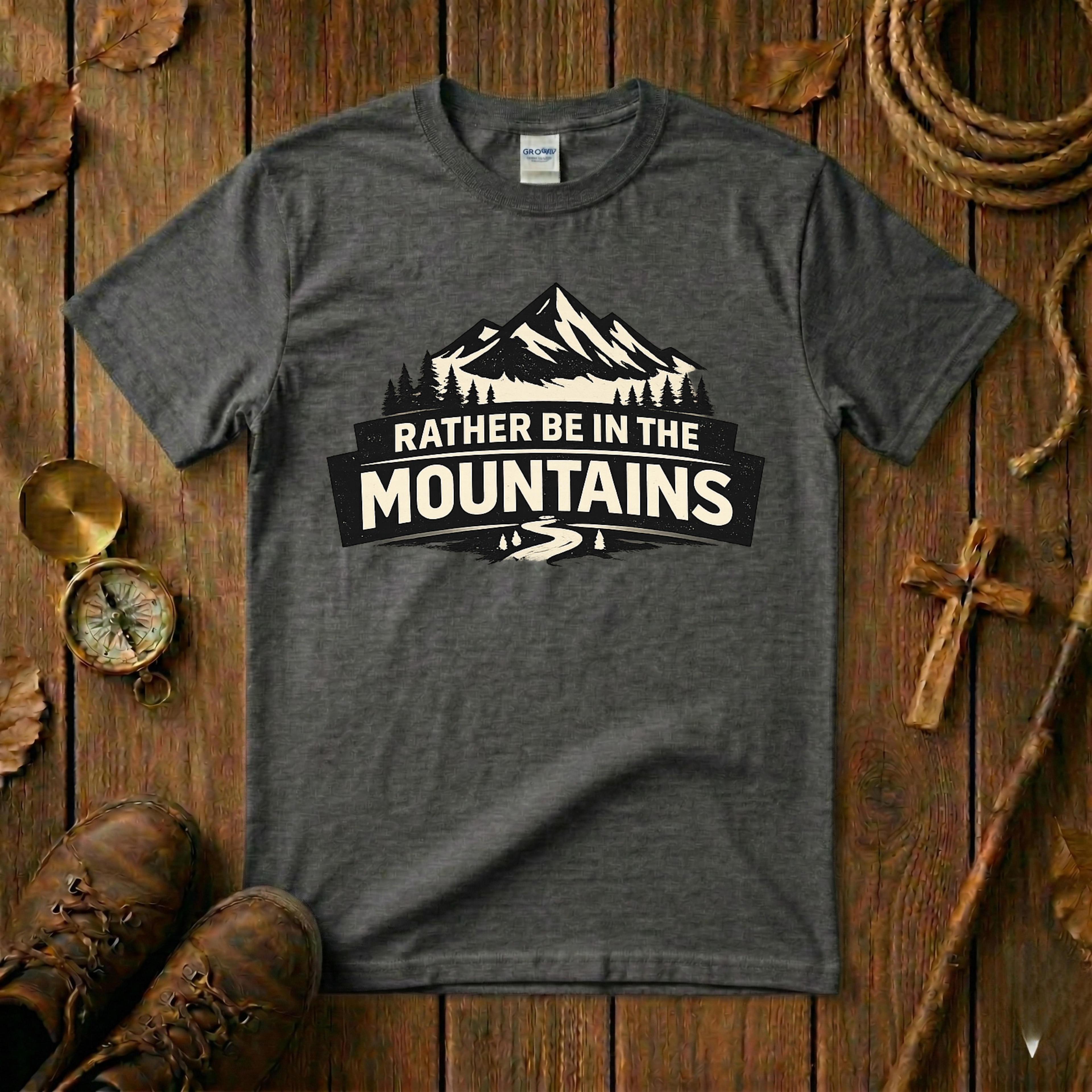 Rather Be In The Mountains Tee Shirt