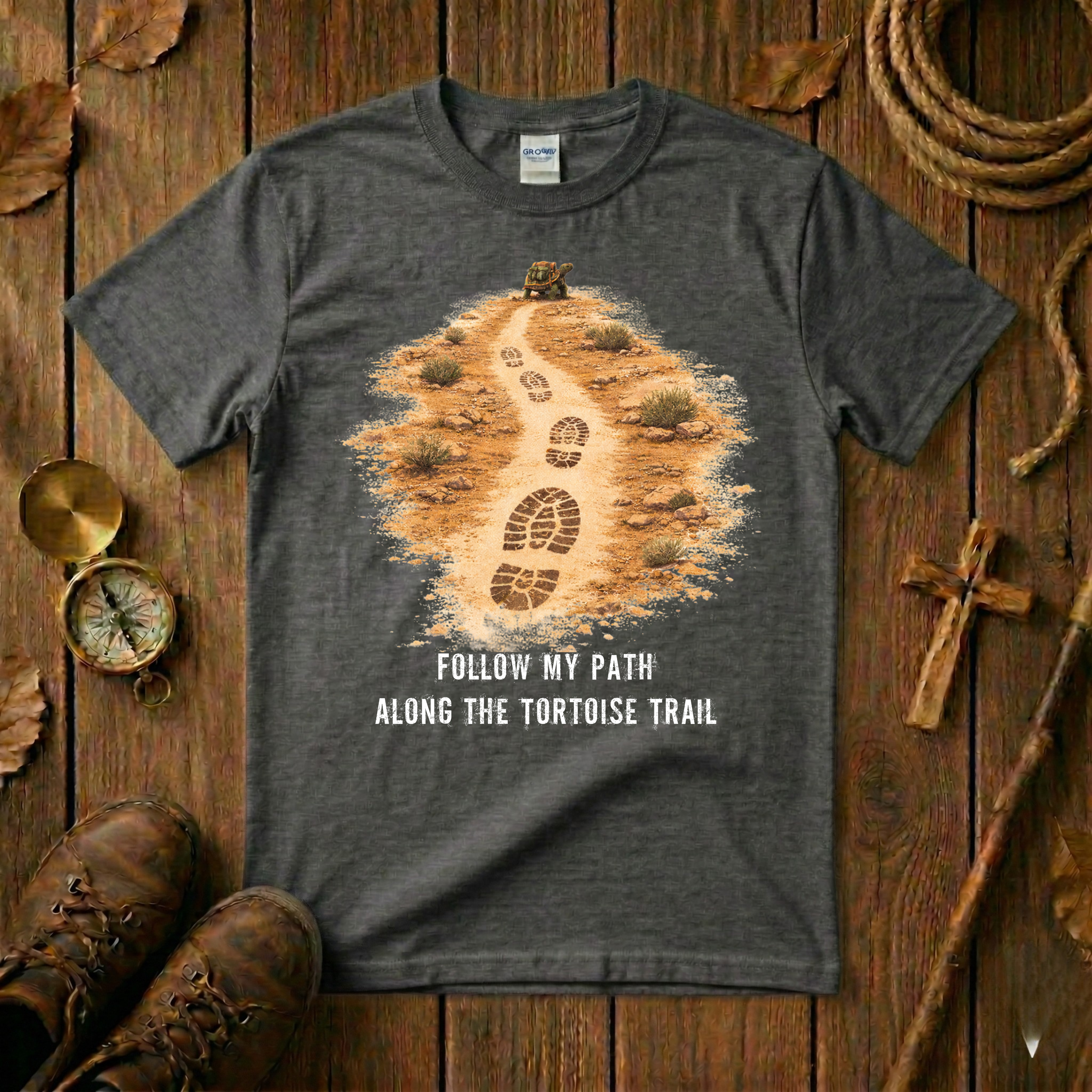 Follow My Path - Tortoise Trail Tee Shirt