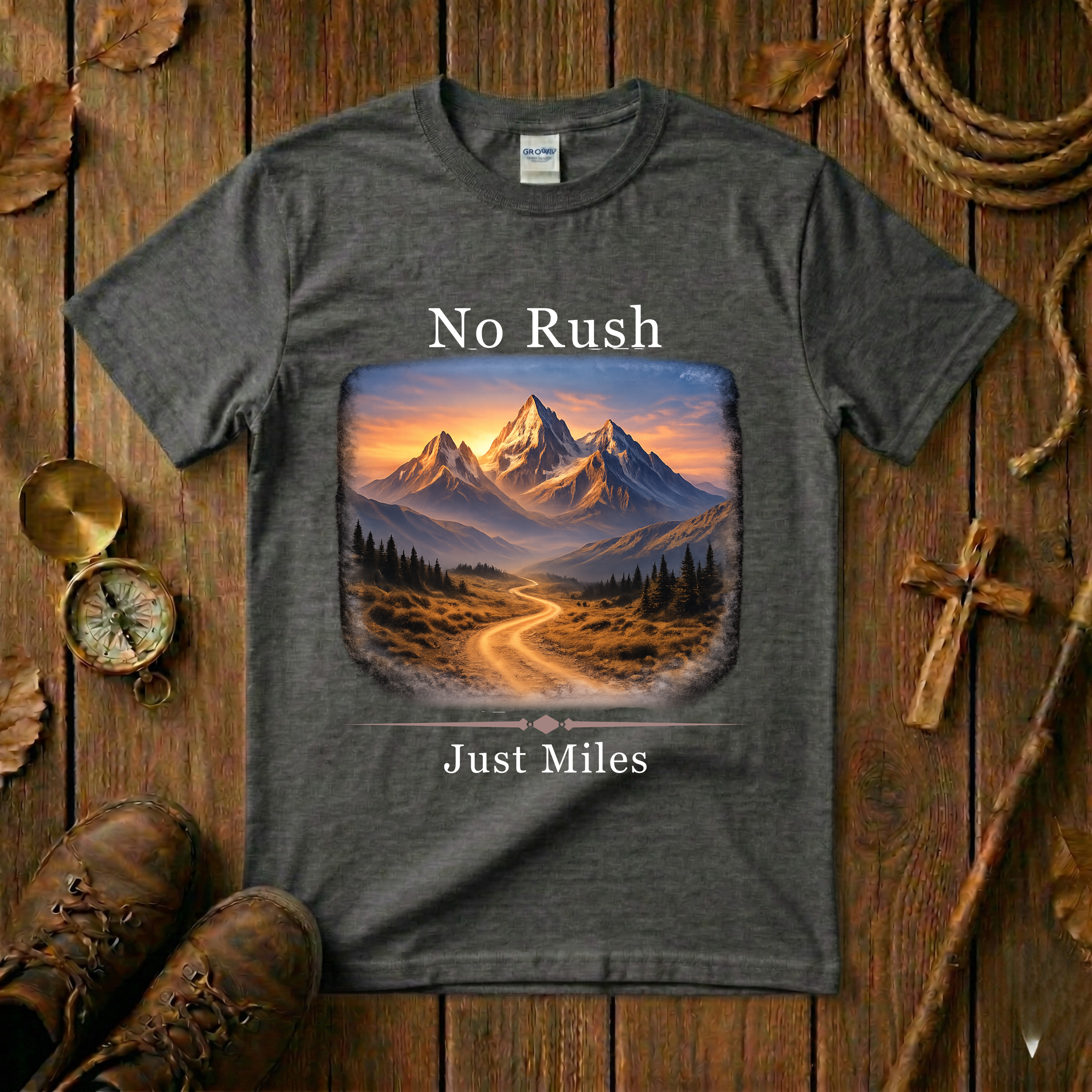 No Rush - Just Miles  Tee Shirt