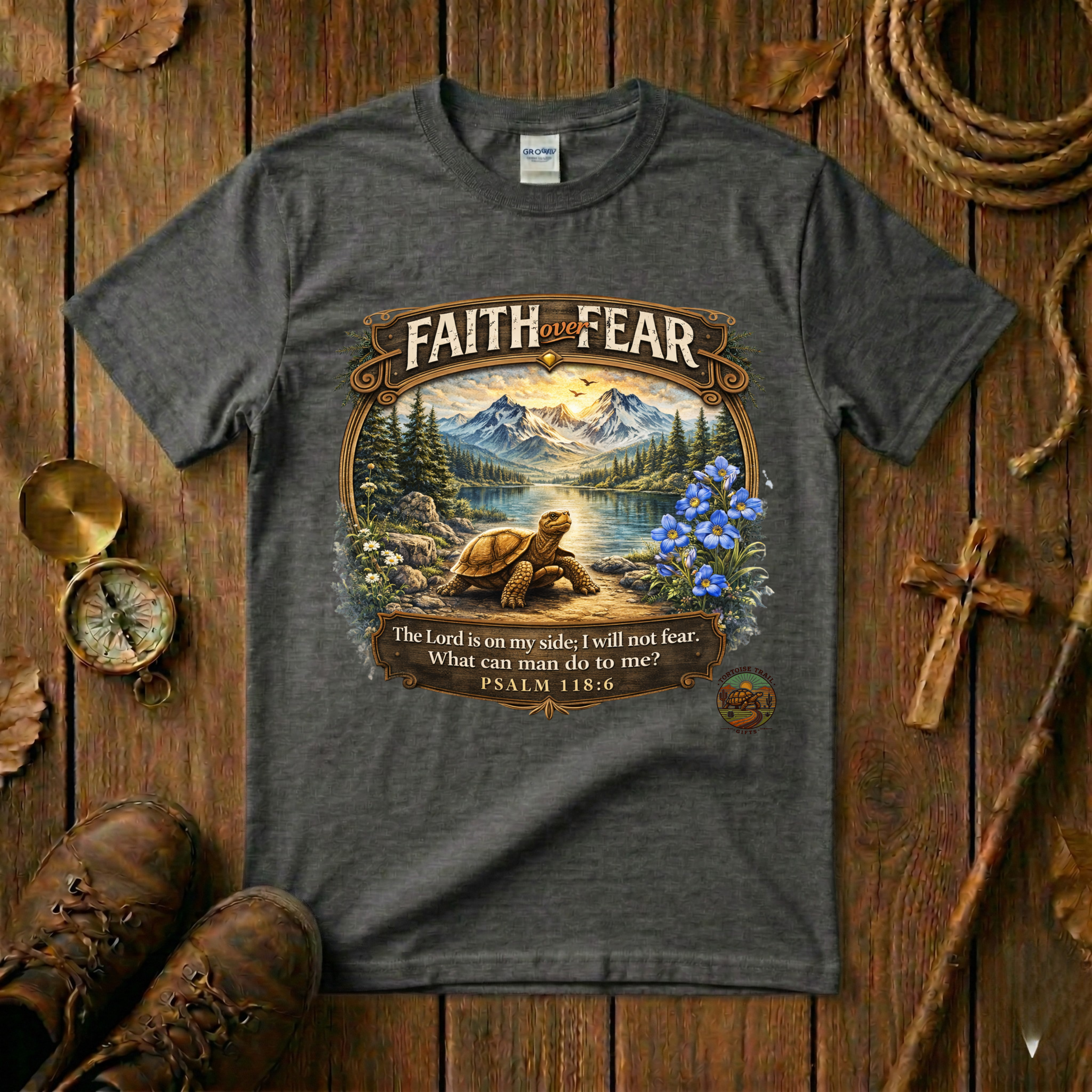 Faith over Fear - Mountains Tee Shirt