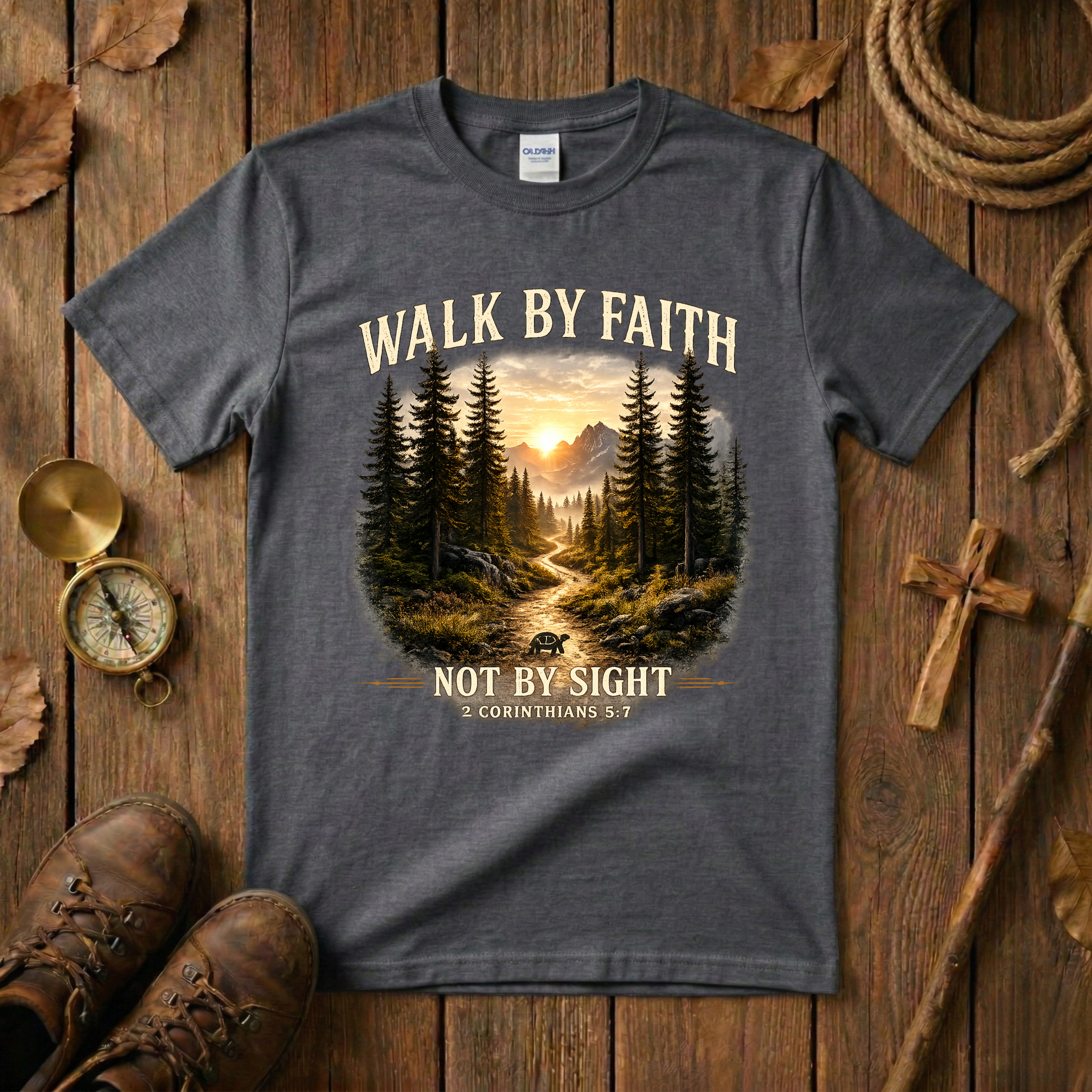 Walk By Faith Not By Sight Tee Shirt