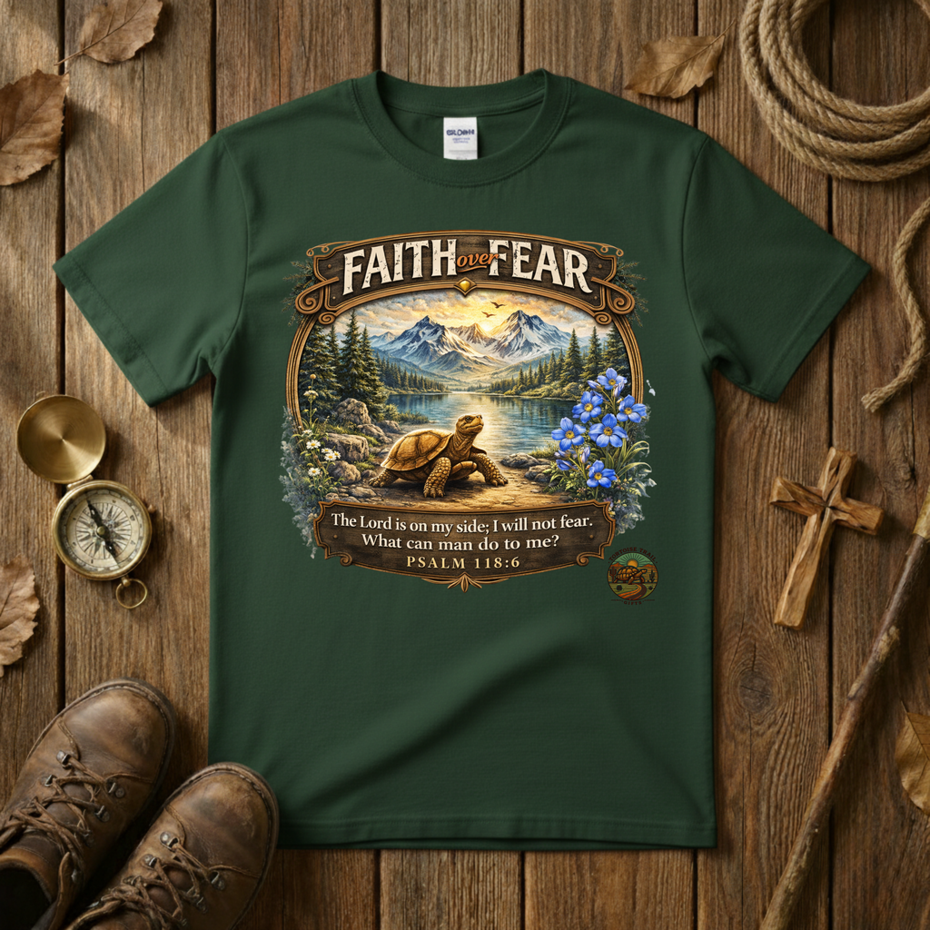 Faith over Fear - Mountains Tee Shirt