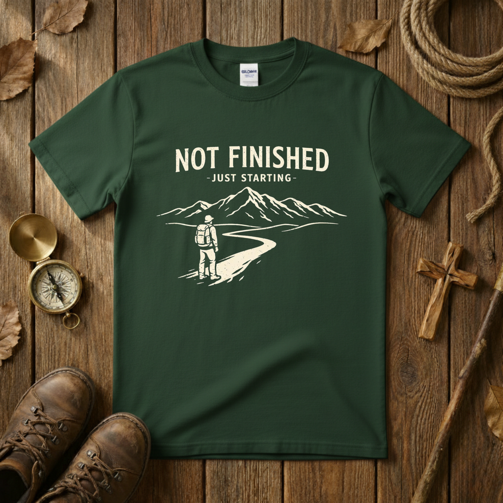 Not Finished, Just Starting Tee Shirt