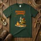 Mornings Are Better Tee Shirt