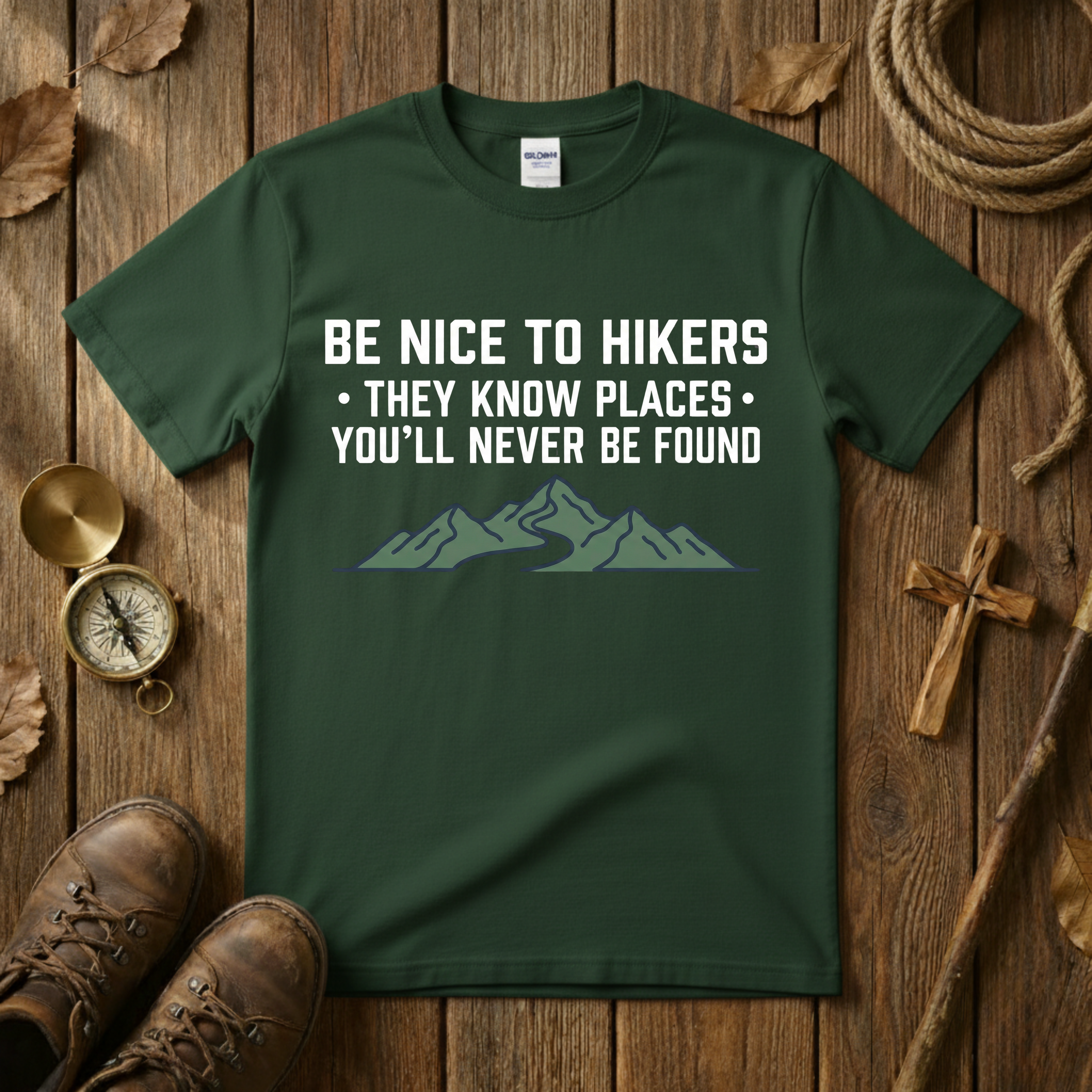 Be Nice to Hikers Tee Shirt