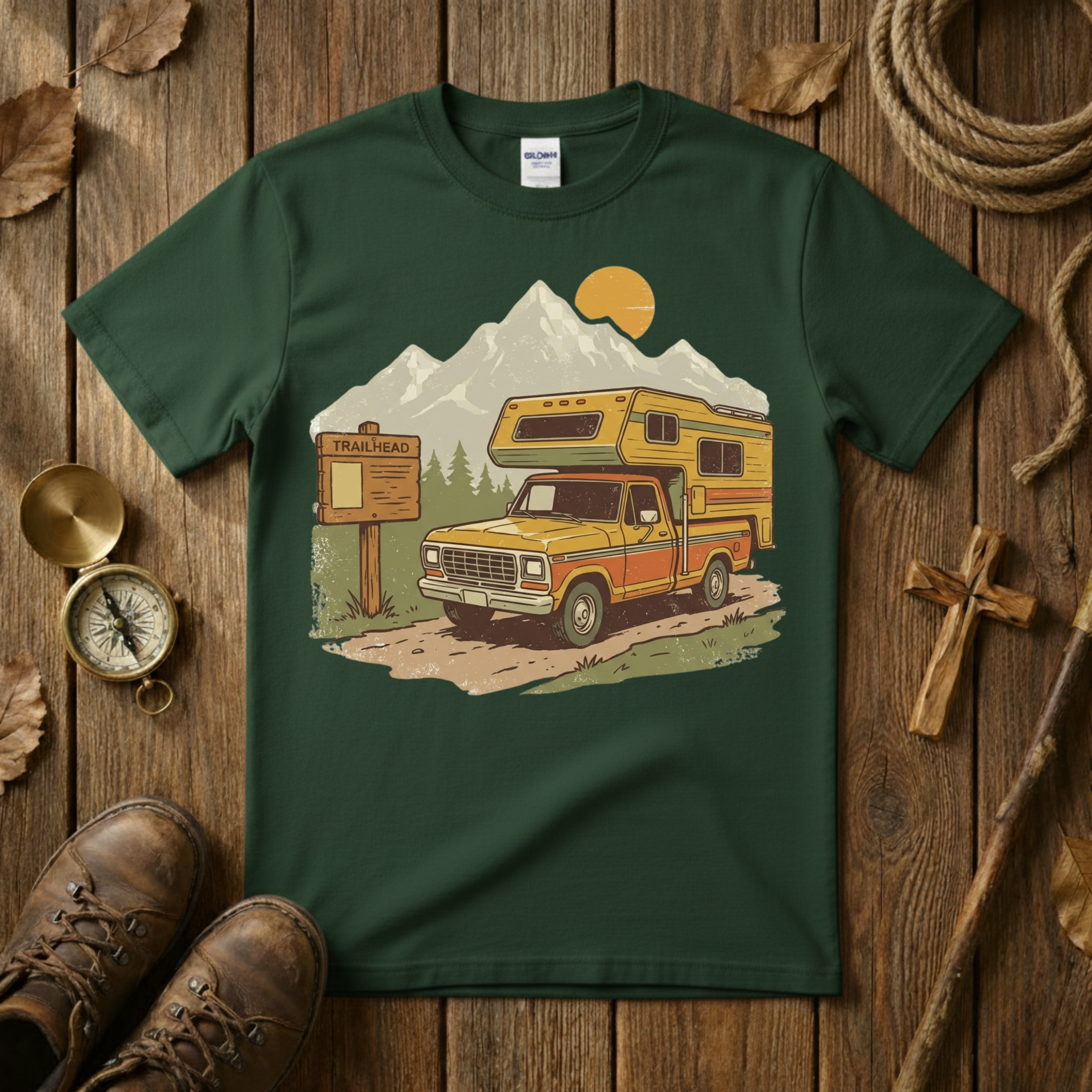 Vintage Camper Tee Shirt