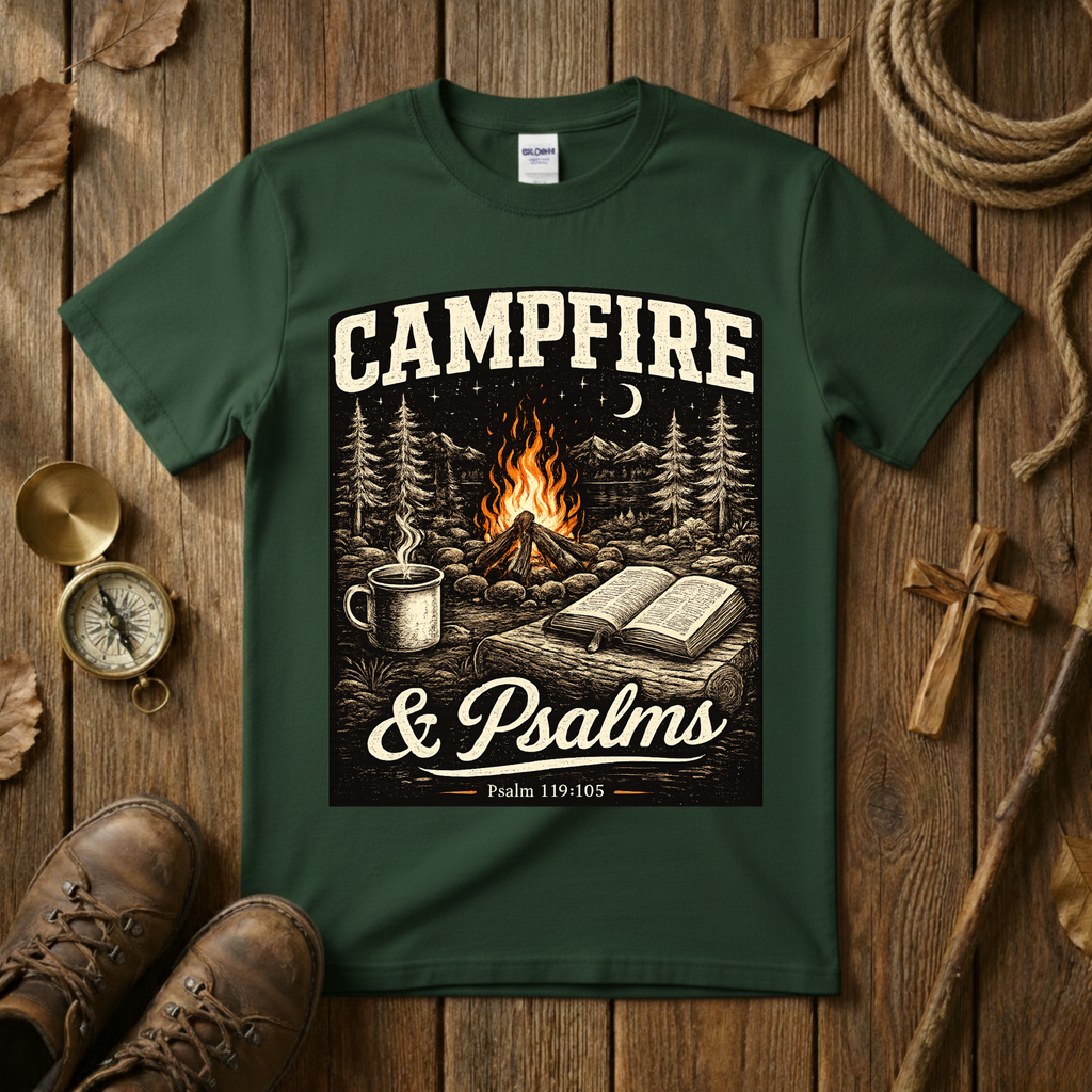 Campfire and Psalms - Tee Shirt