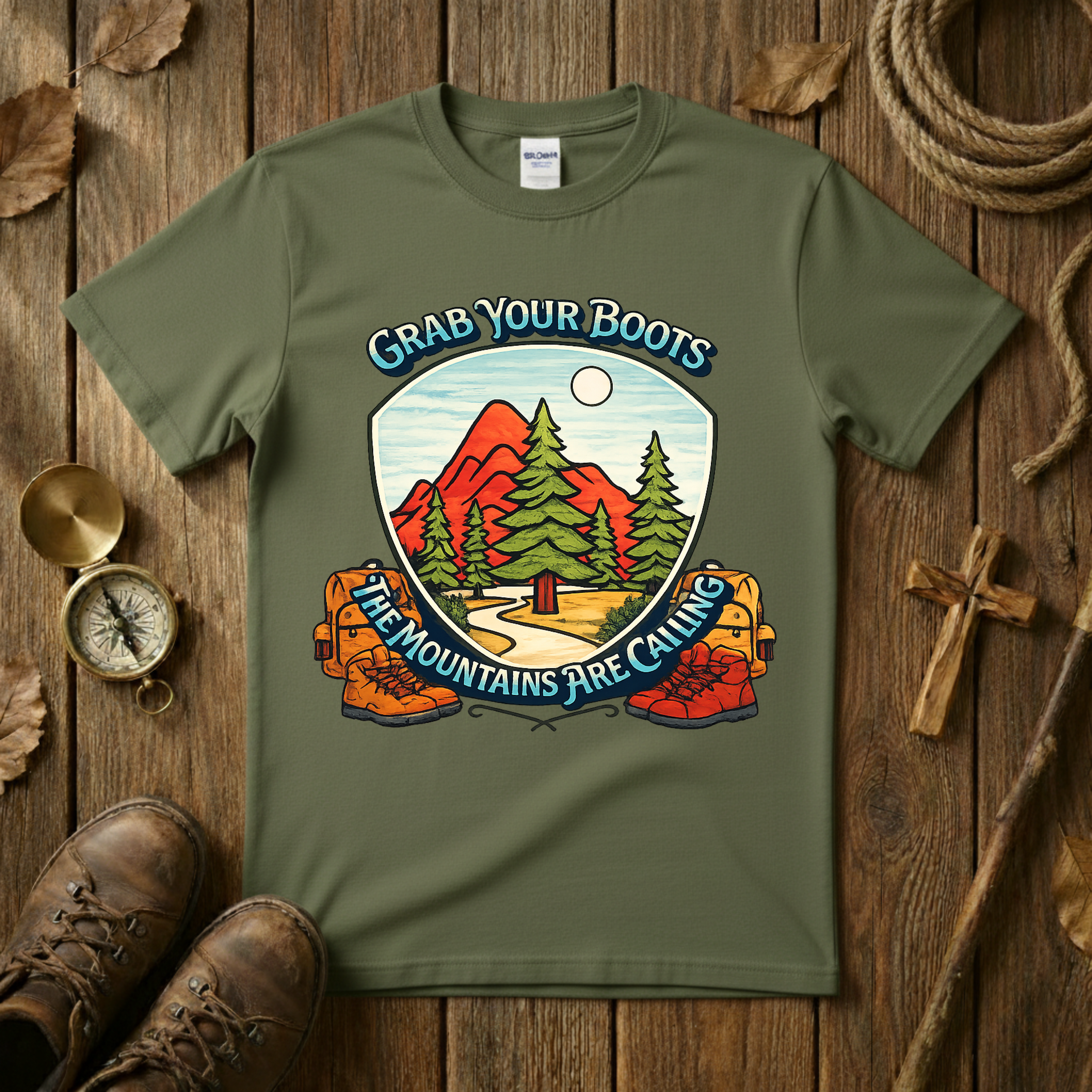 The Mountains are Calling Tee Shirt