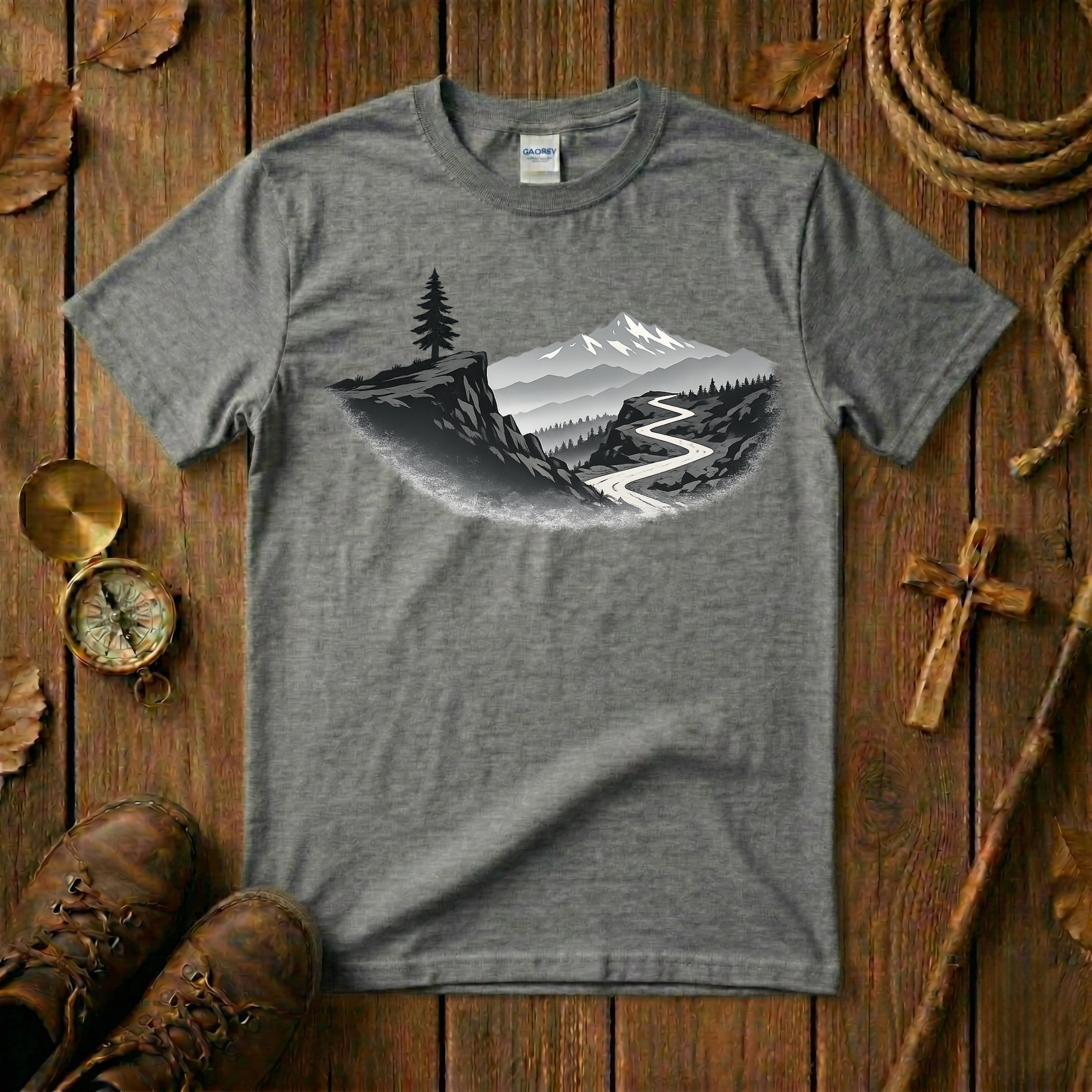 Mountain Vista and Long Trail Tee Shirt
