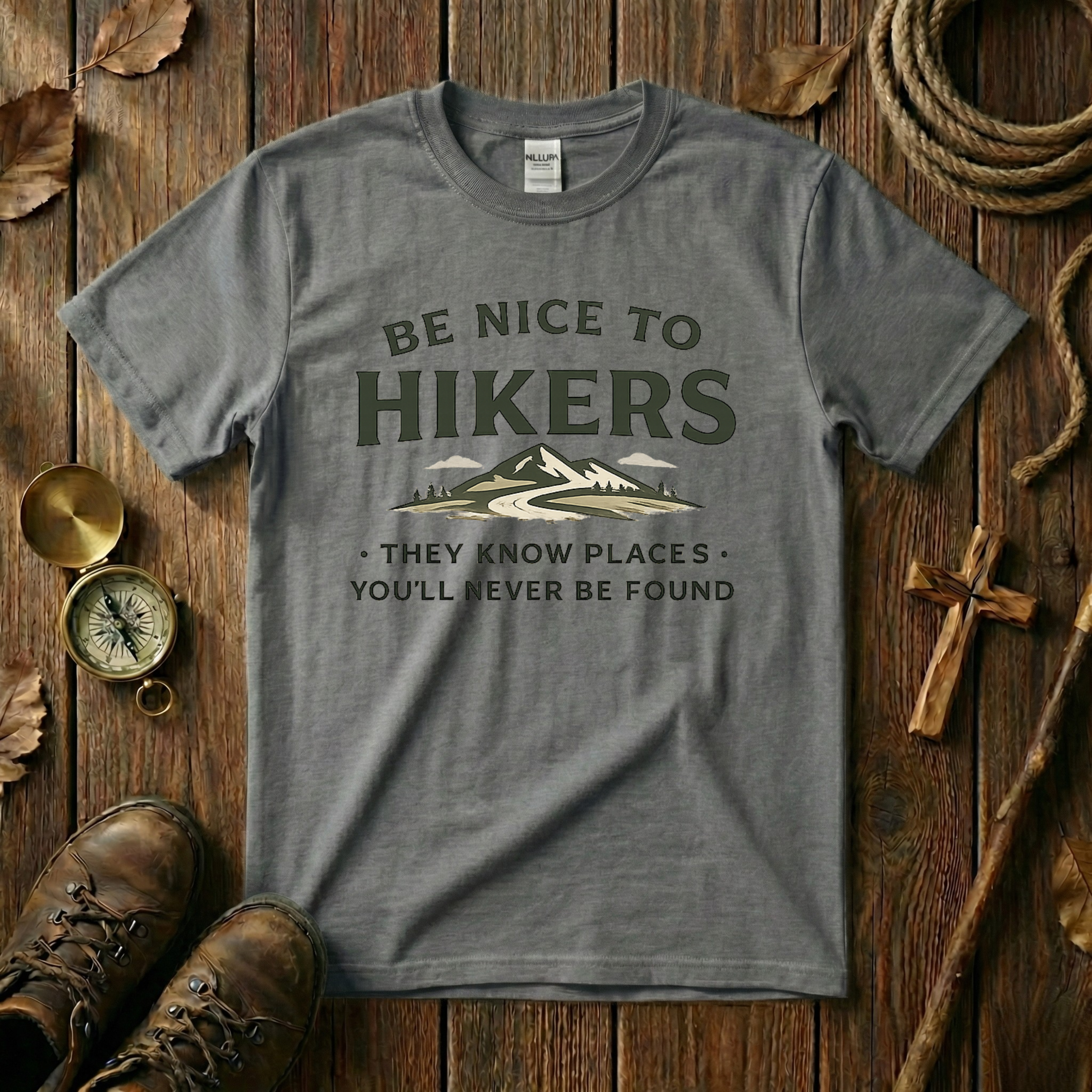 Be Nice To Hikers Tee Shirt