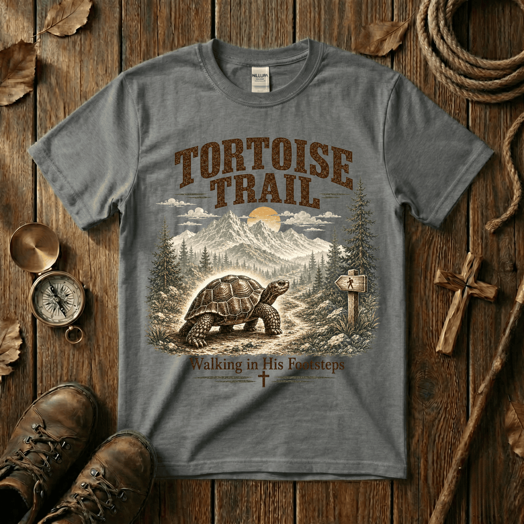 Tortoise Trail Mountain Graphic Tee Shirt - "Tortoise Trail"