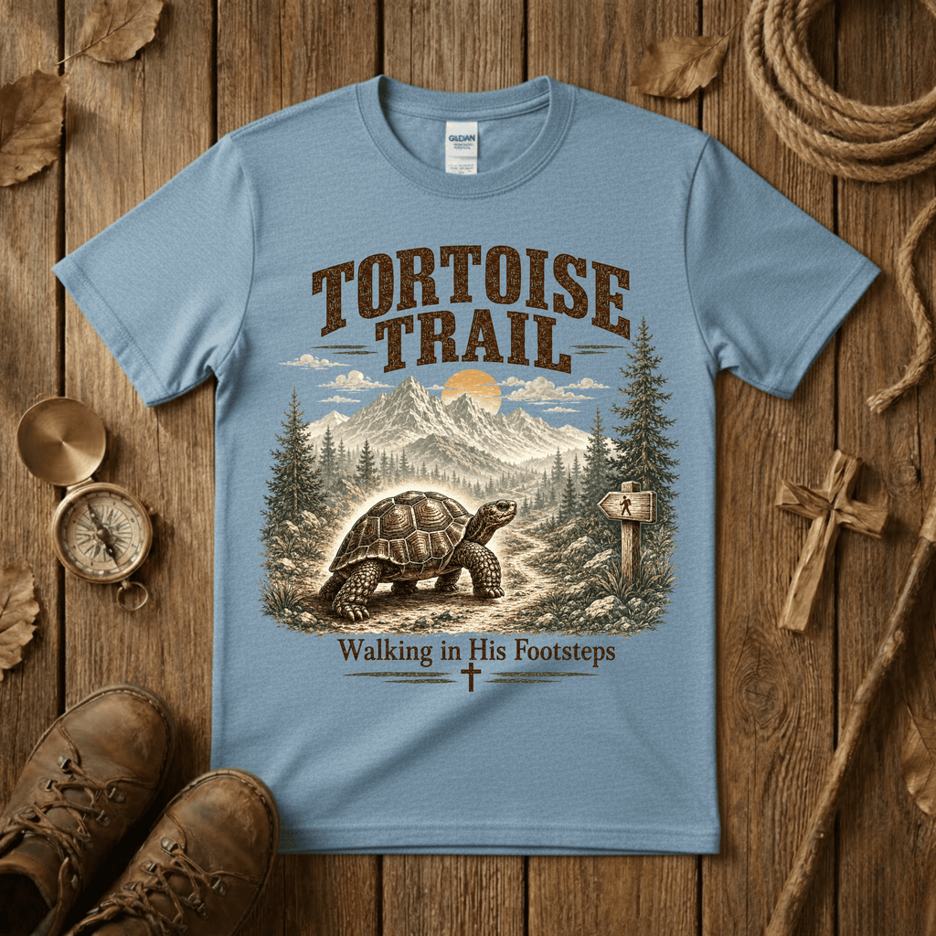 Tortoise Trail Mountain Graphic Tee Shirt - "Tortoise Trail"