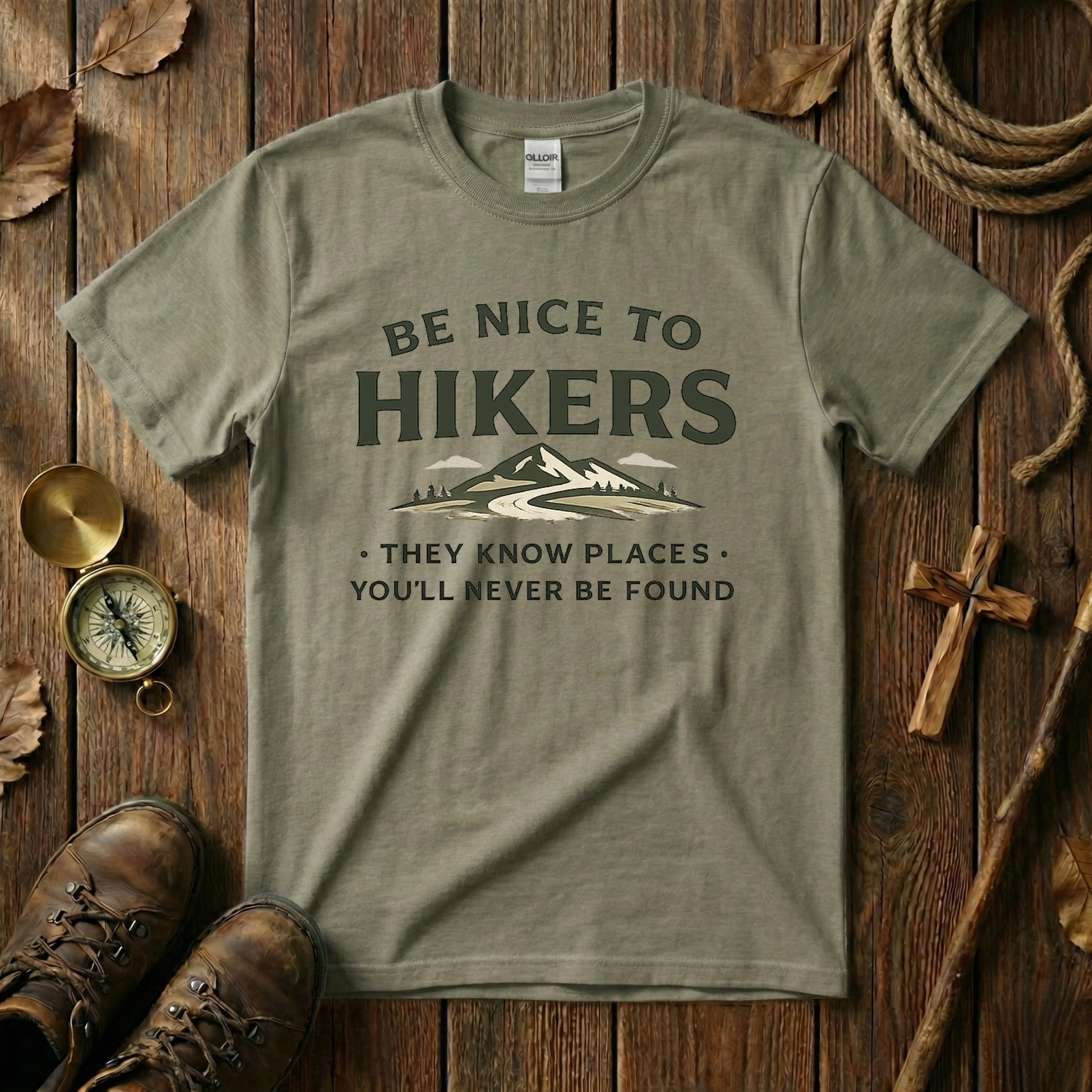 Be Nice To Hikers Tee Shirt