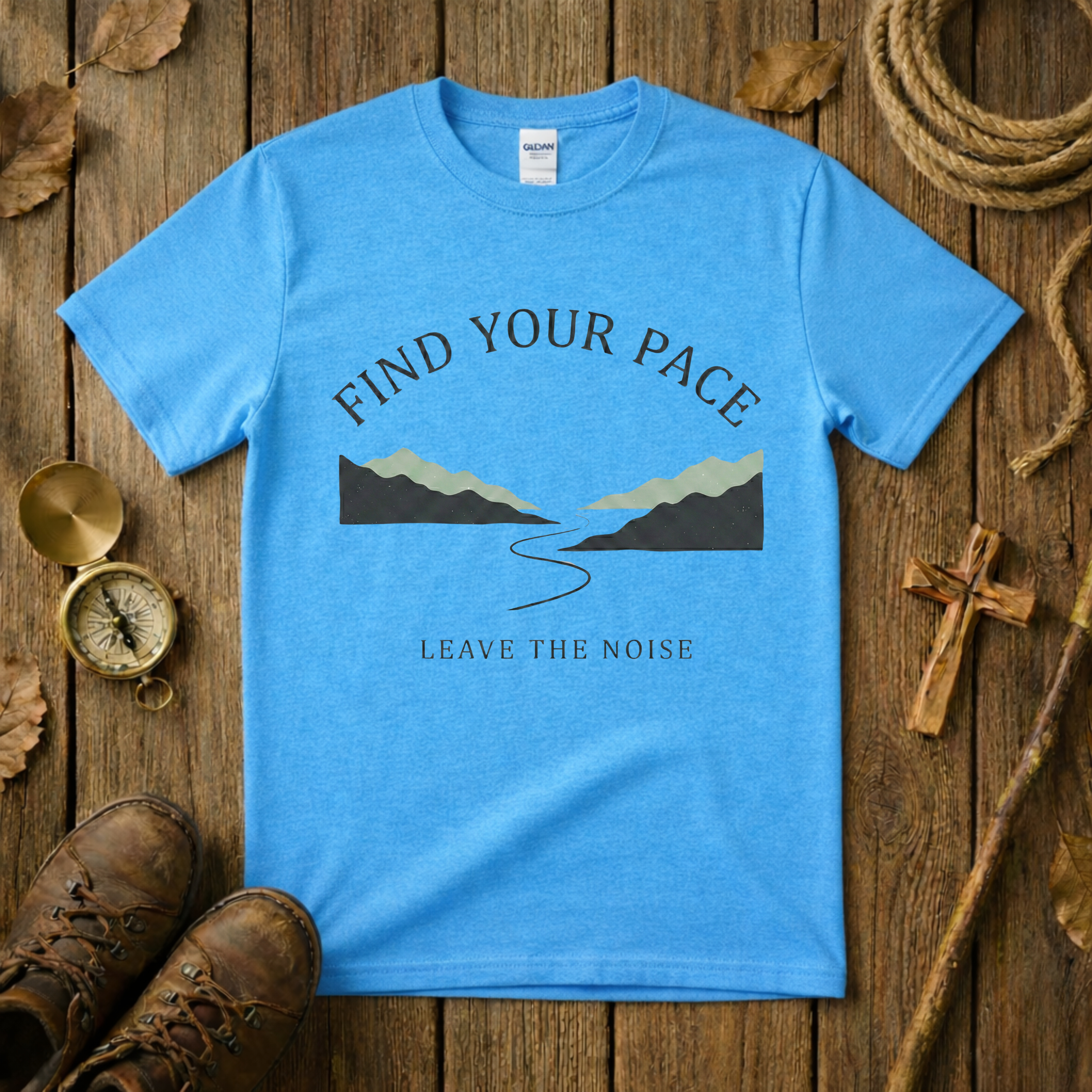 Find Your Pace, Leave The Noise Tee Shirt