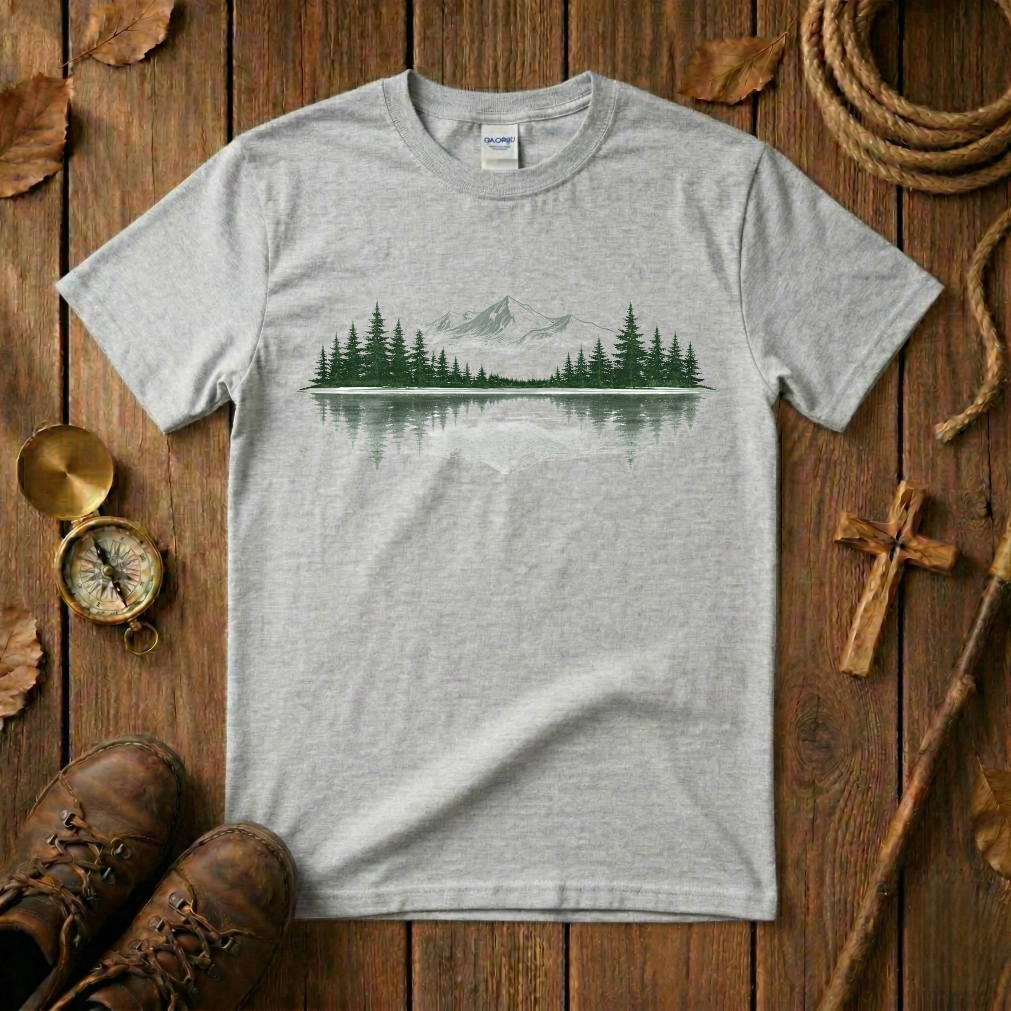 Peaceful Mountain Horizon Tee Shirt