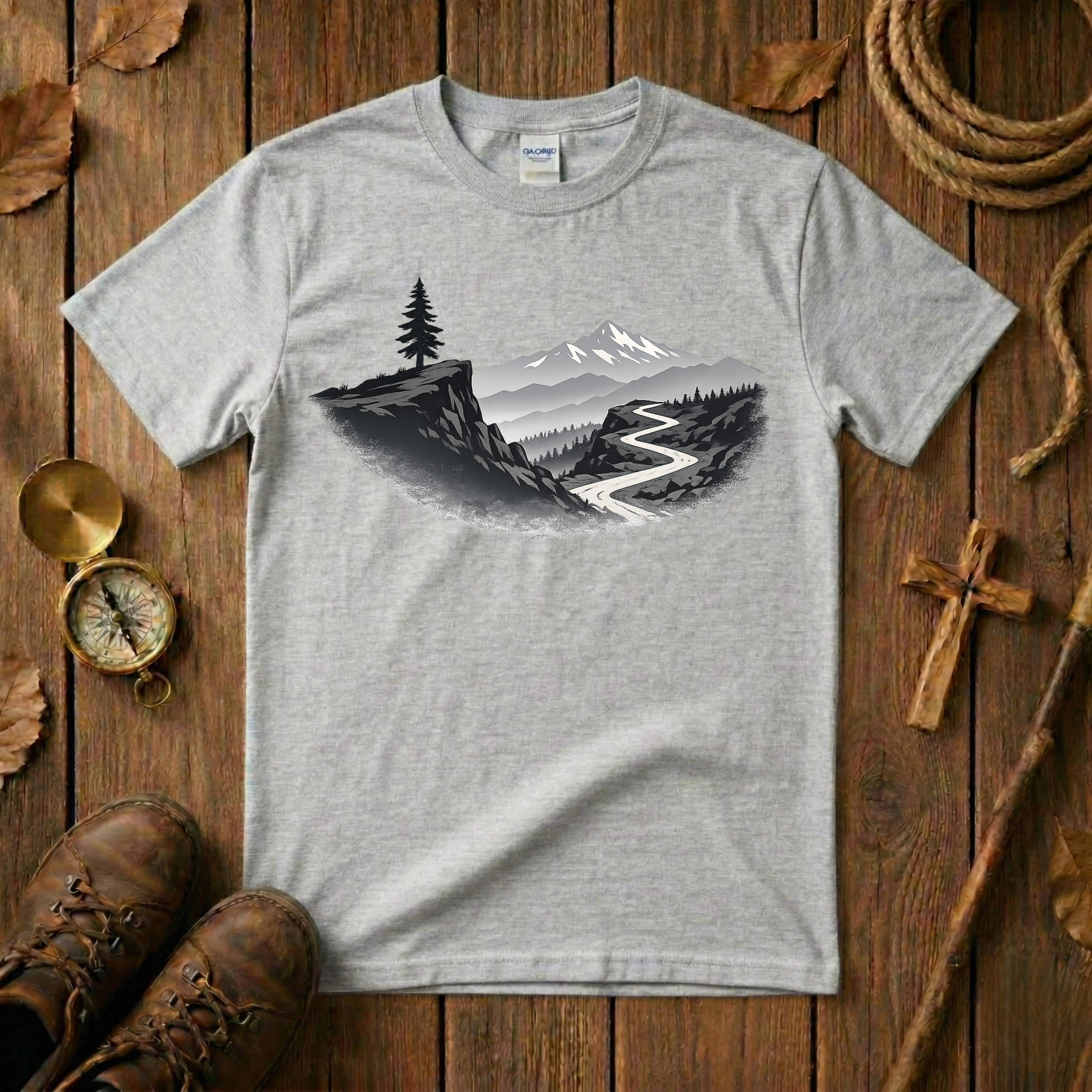 Mountain Vista and Long Trail Tee Shirt