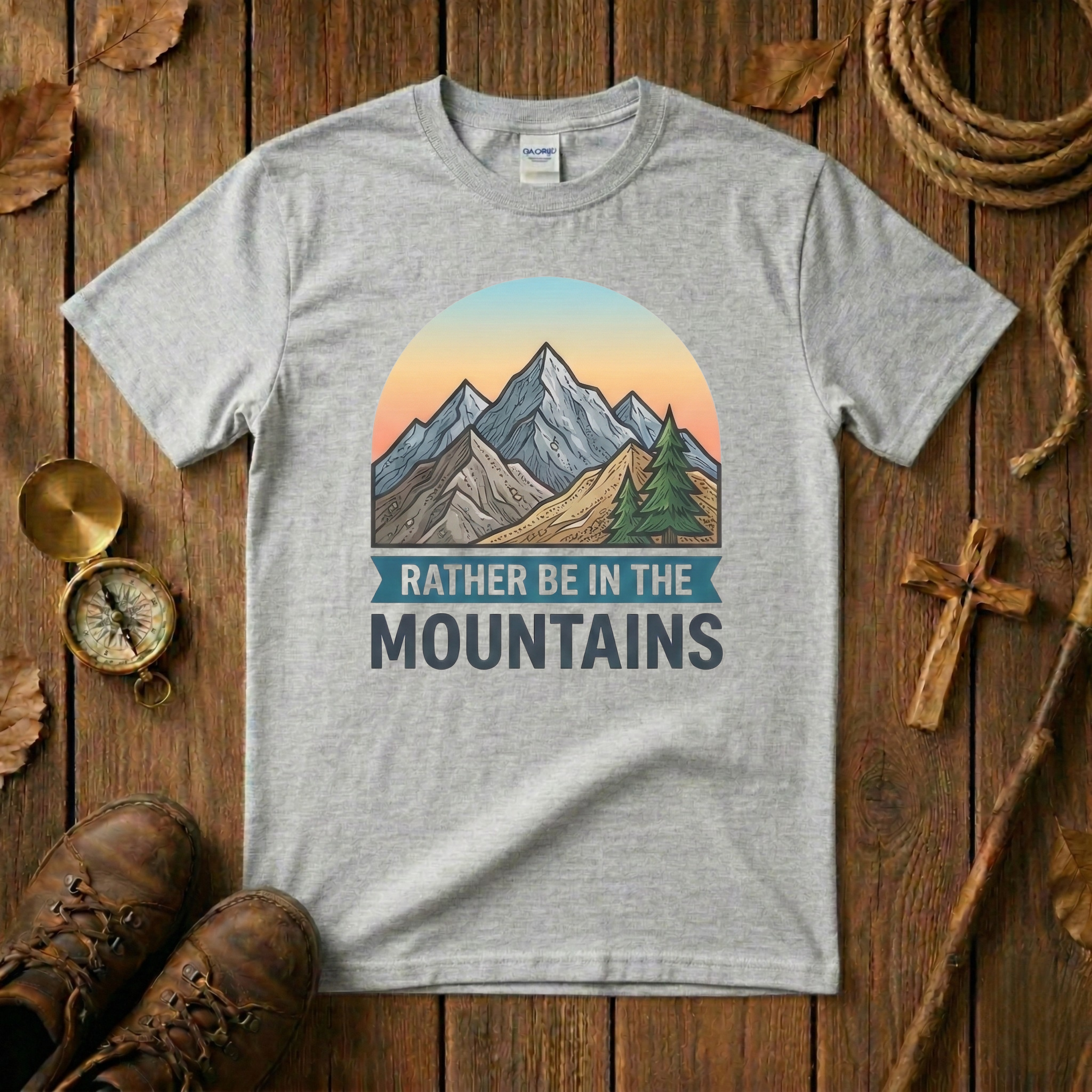 Rather Be In The Mountains Tee Shirt