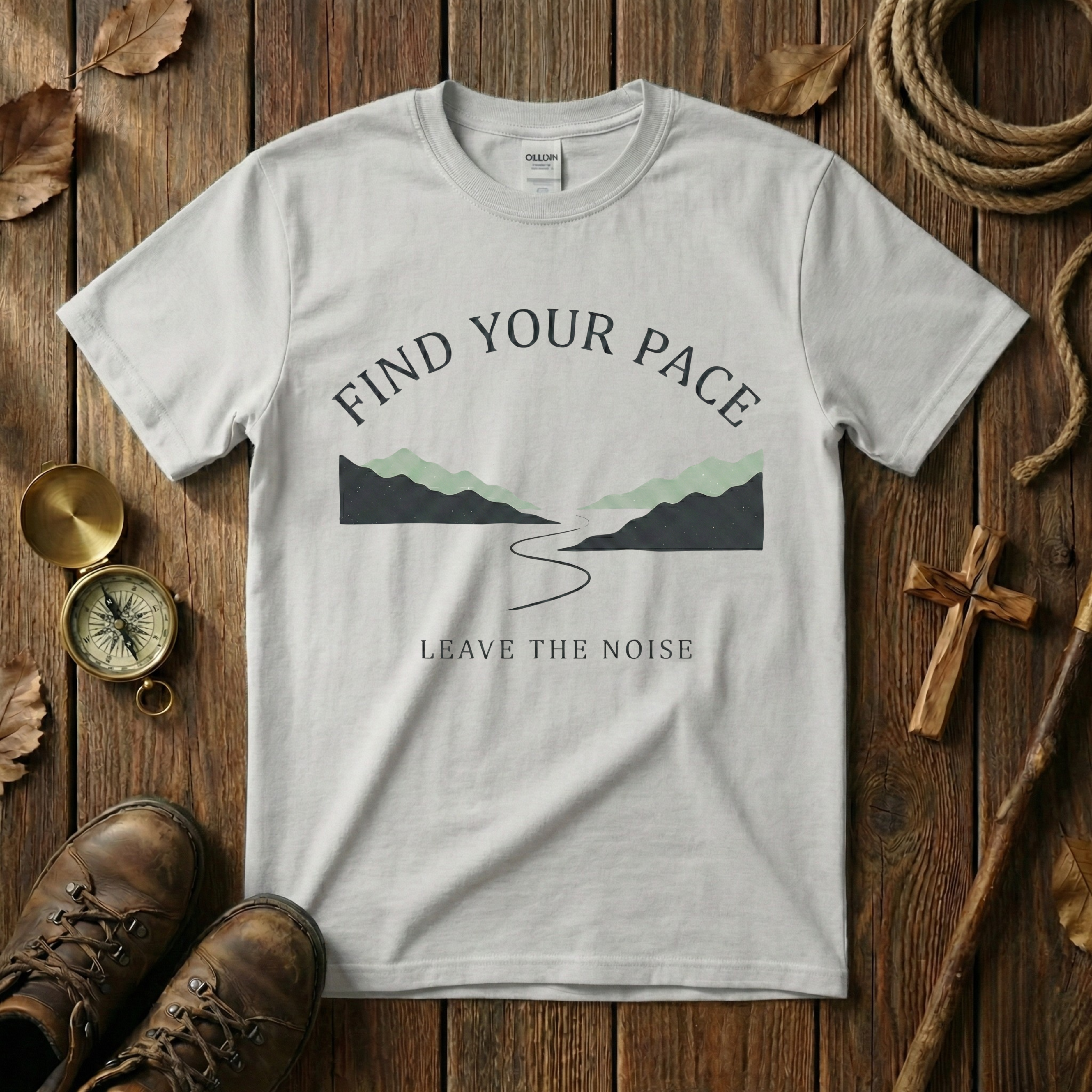 Find Your Pace, Leave The Noise Tee Shirt