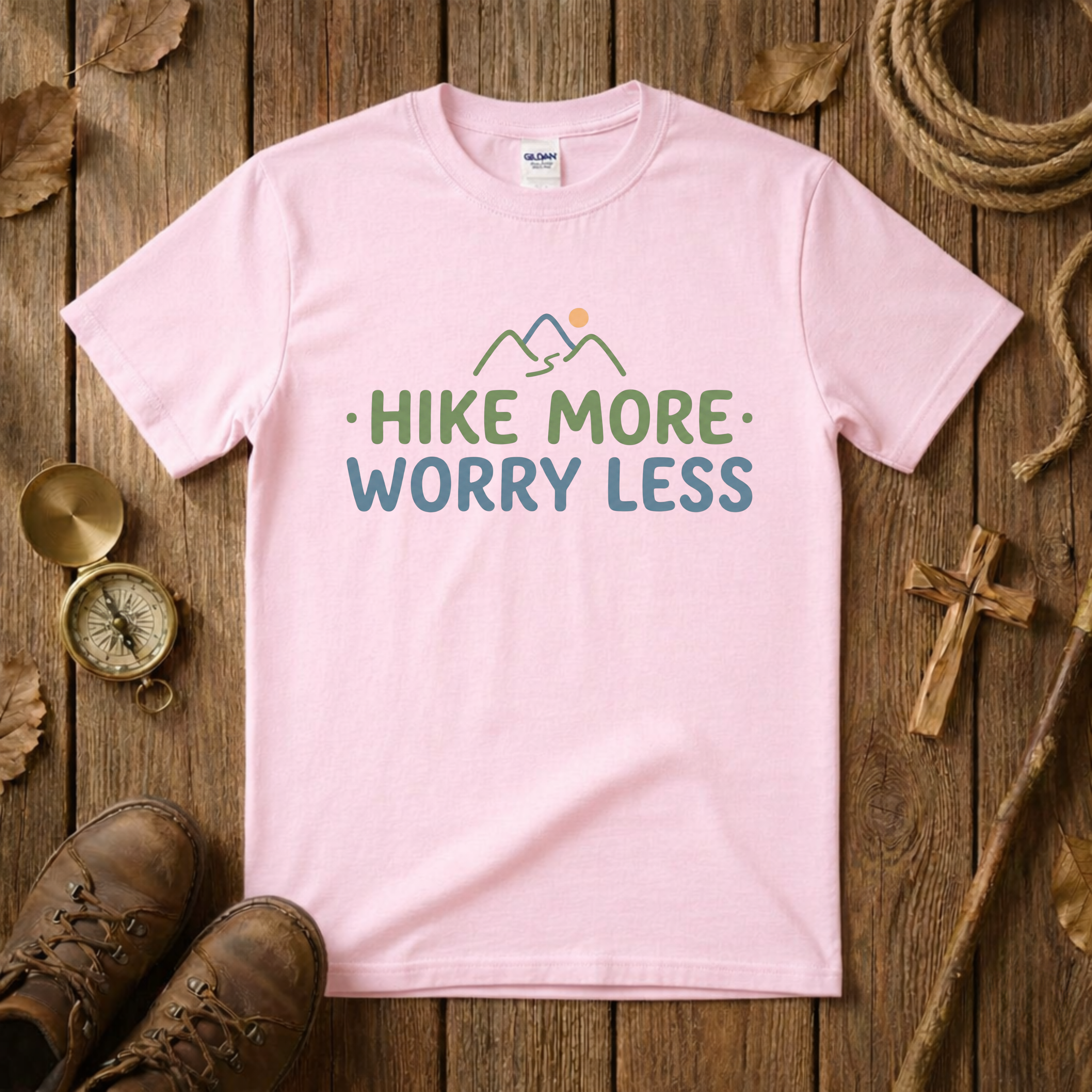 Hike More Worry Less Tee Shirt