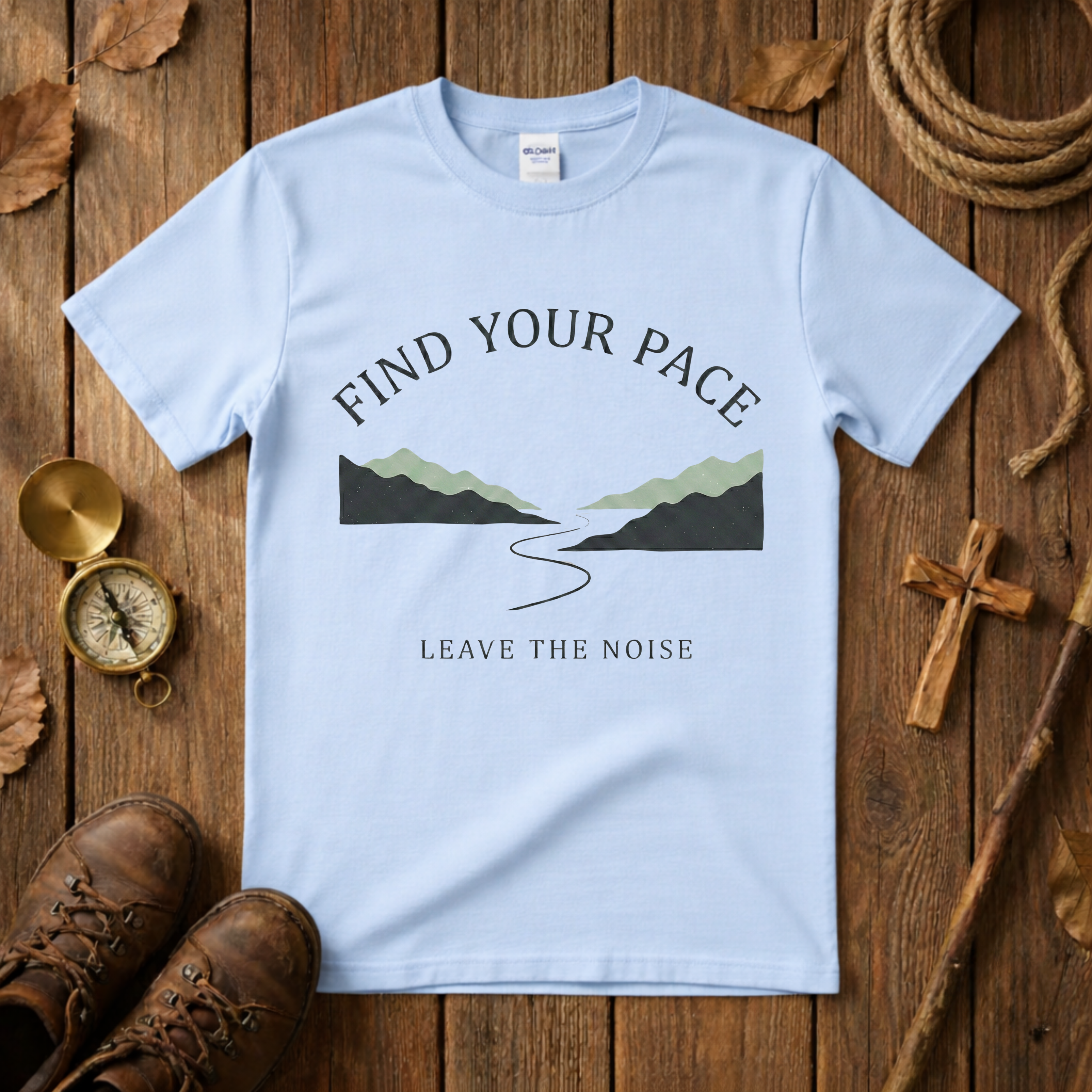 Find Your Pace, Leave The Noise Tee Shirt