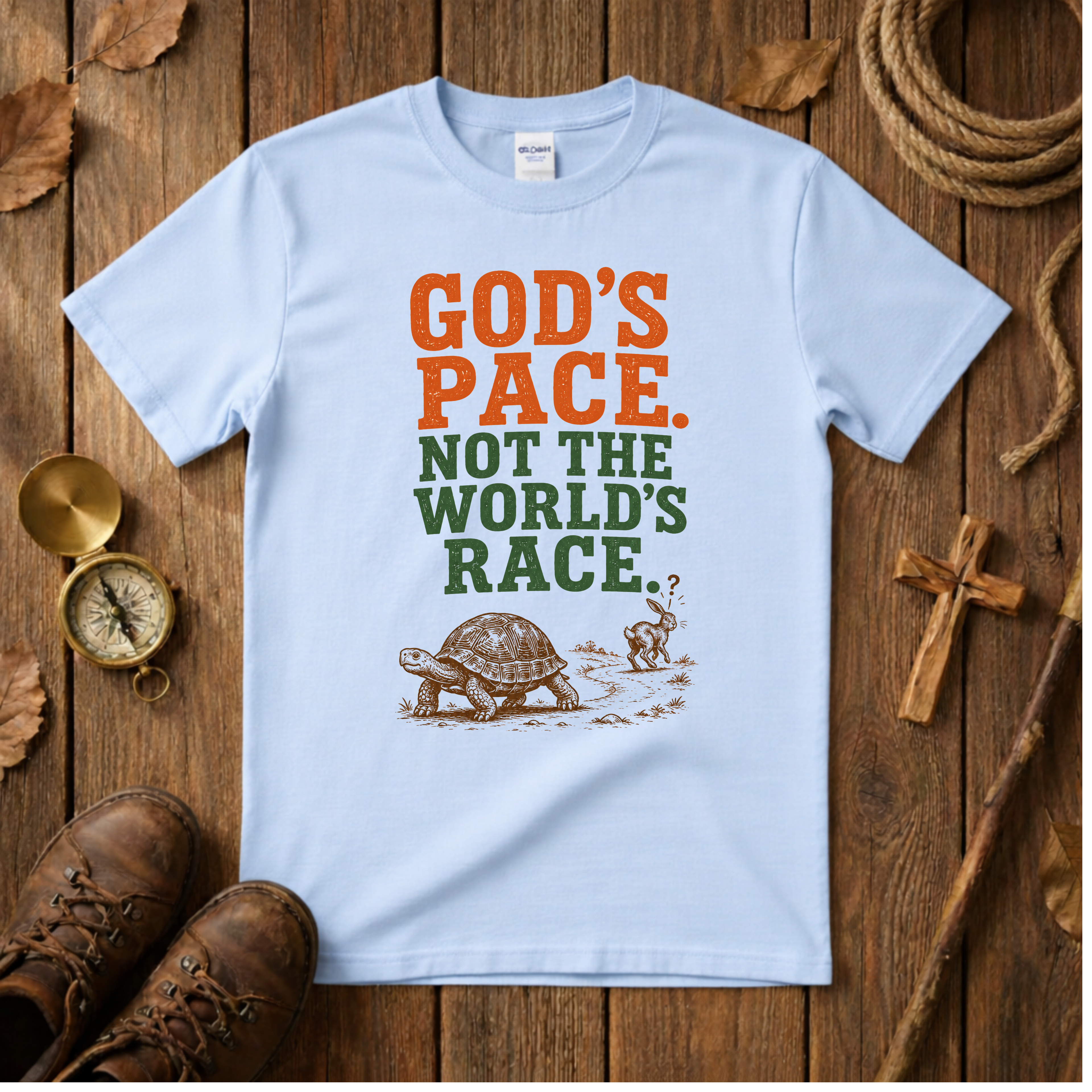 God's Pace Not The World's Race Tee Shirt