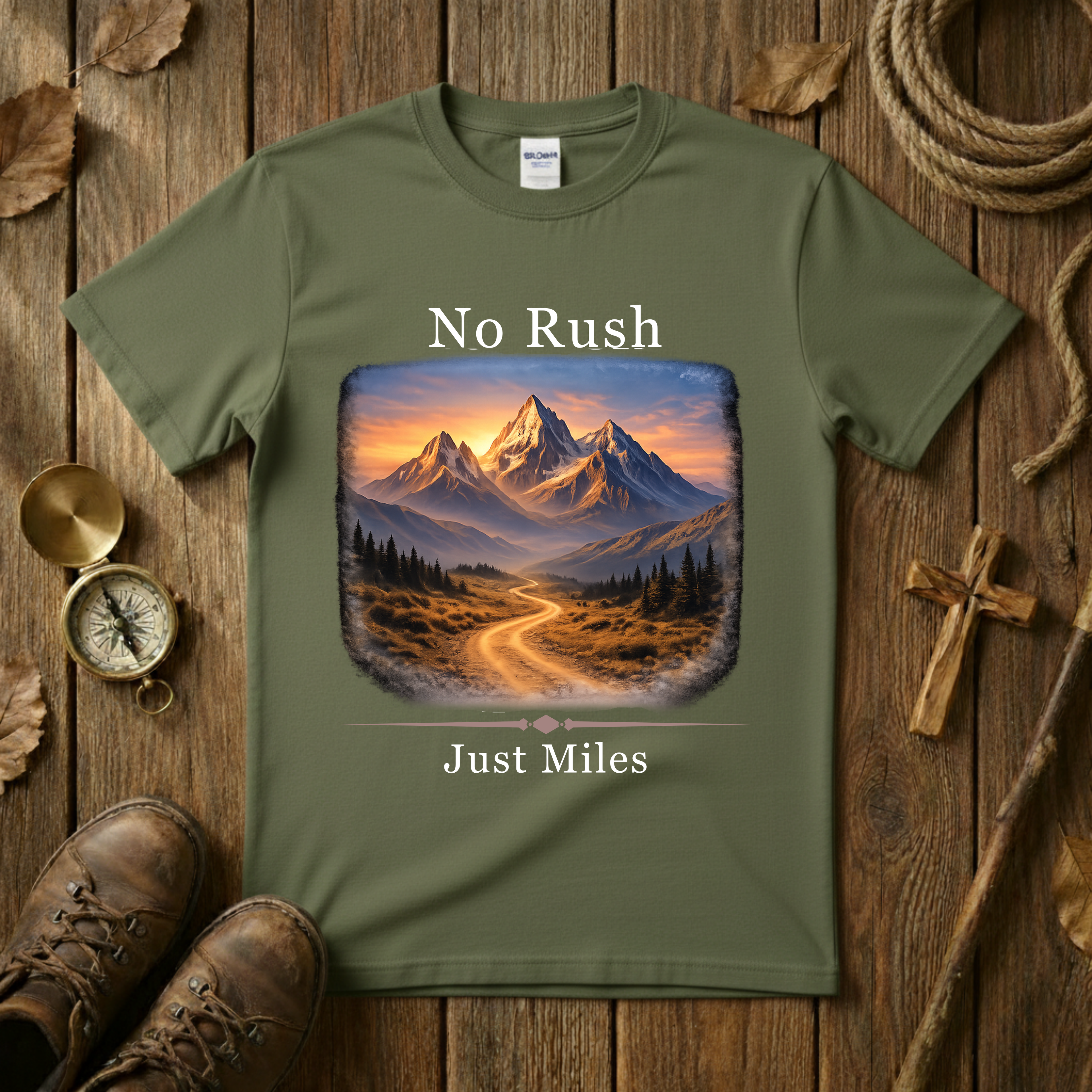 No Rush - Just Miles  Tee Shirt