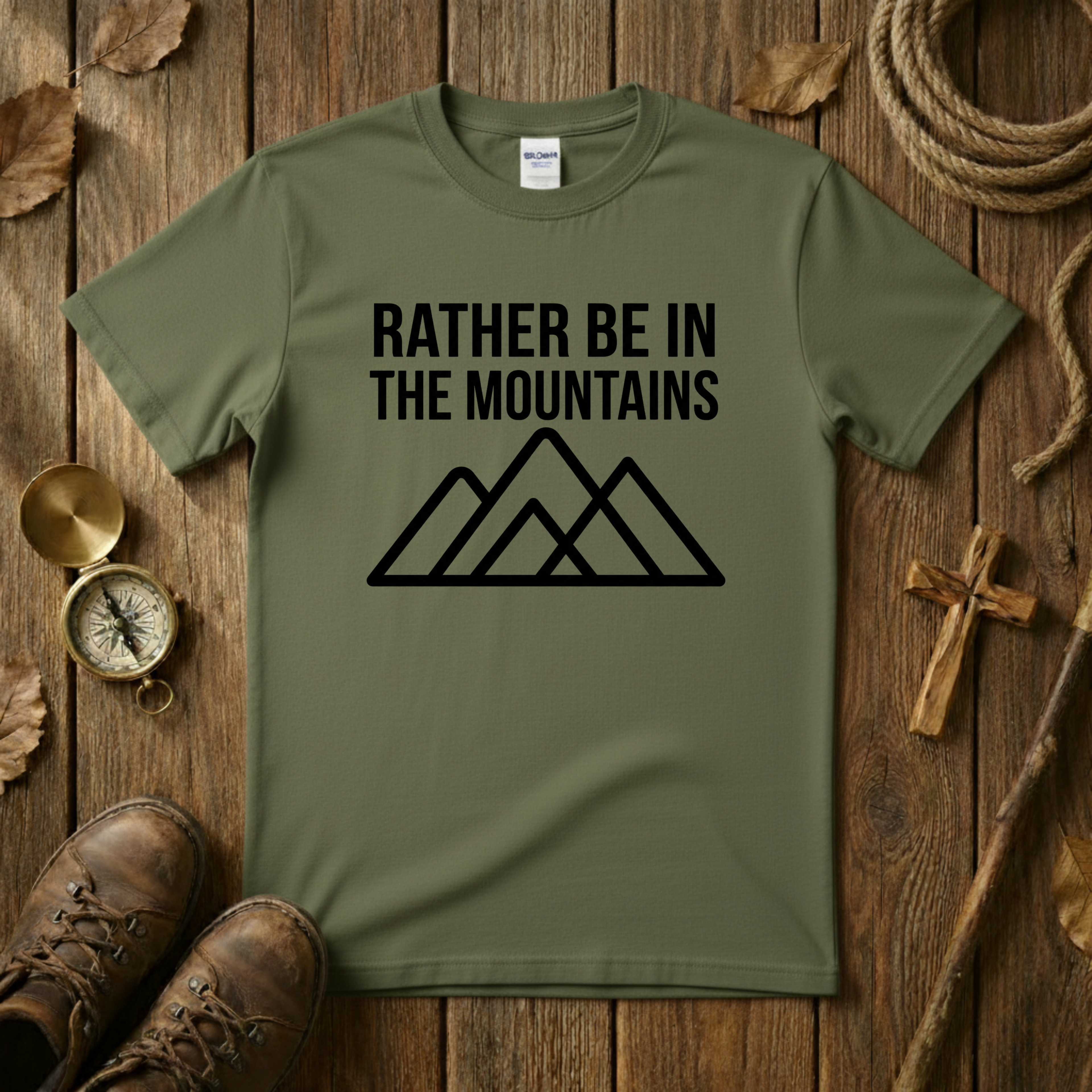 Rather Be in the Mountains Tee Shirt