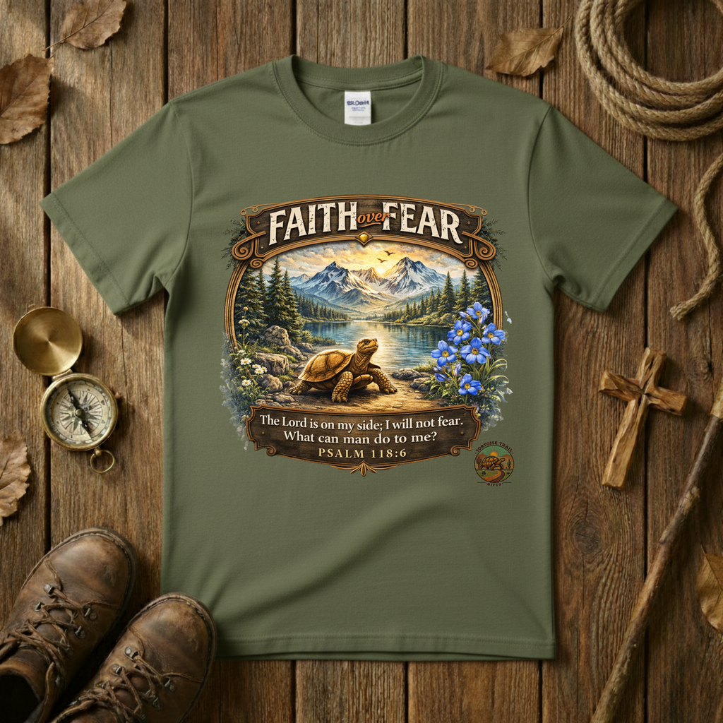 Faith over Fear - Mountains Tee Shirt