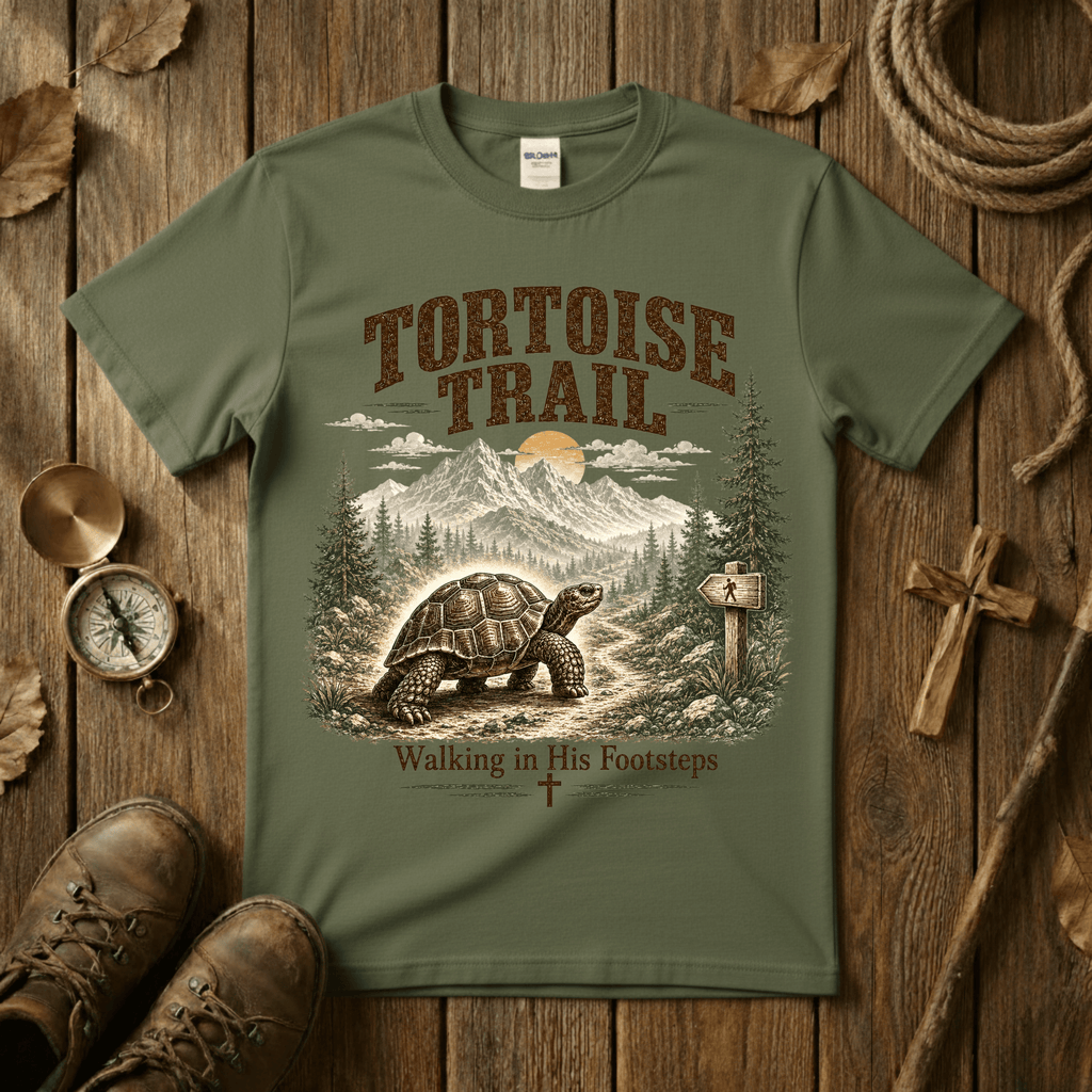 Tortoise Trail Mountain Graphic Tee Shirt - "Tortoise Trail"