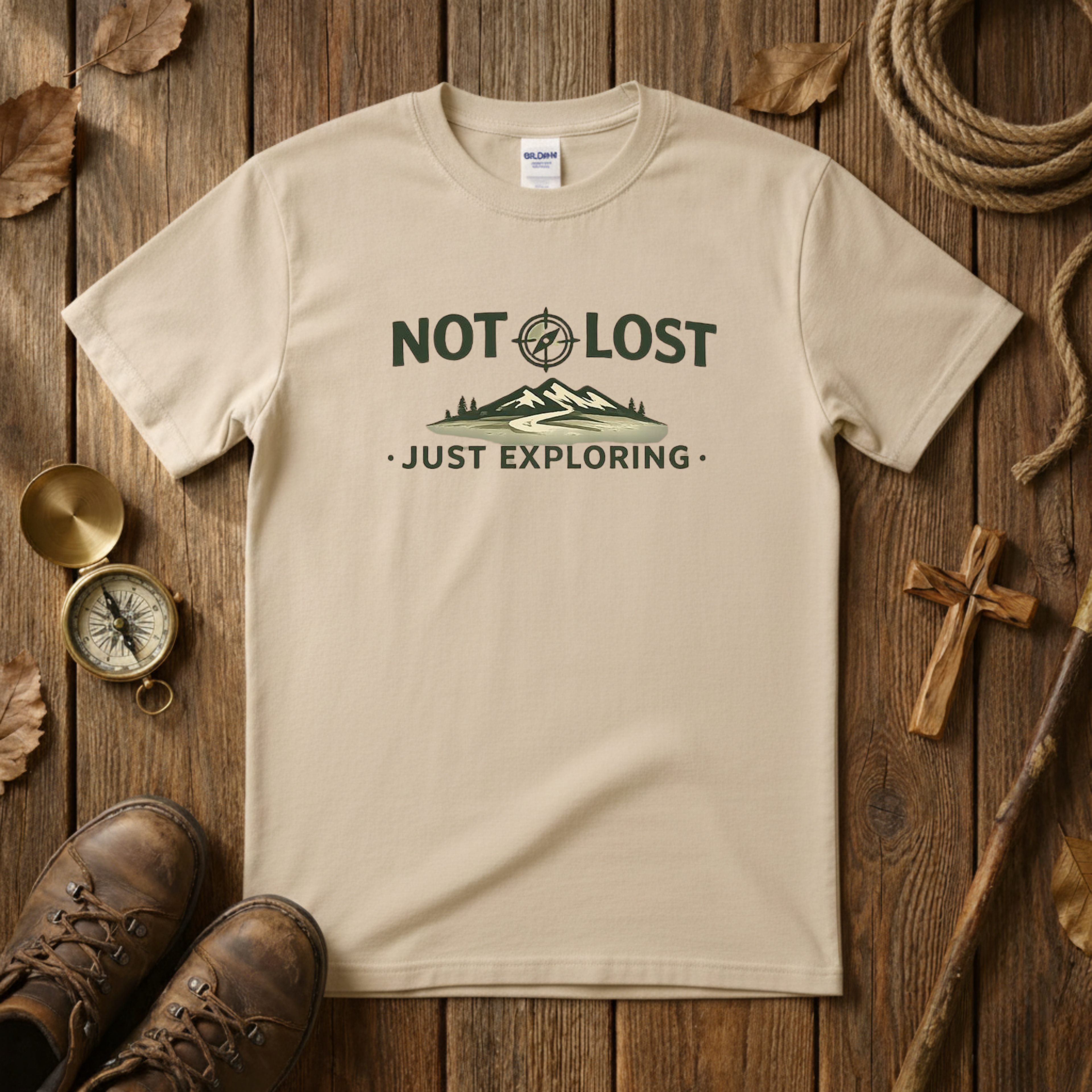 Not Lost Just Exploring Tee Shirt
