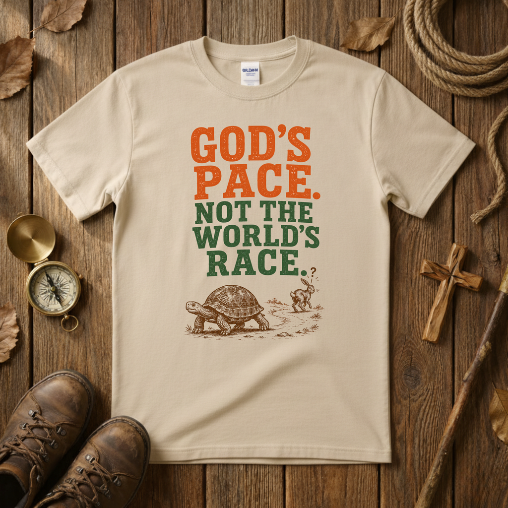 God's Pace Not The World's Race Tee Shirt