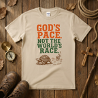 God's Pace Not The World's Race Tee Shirt