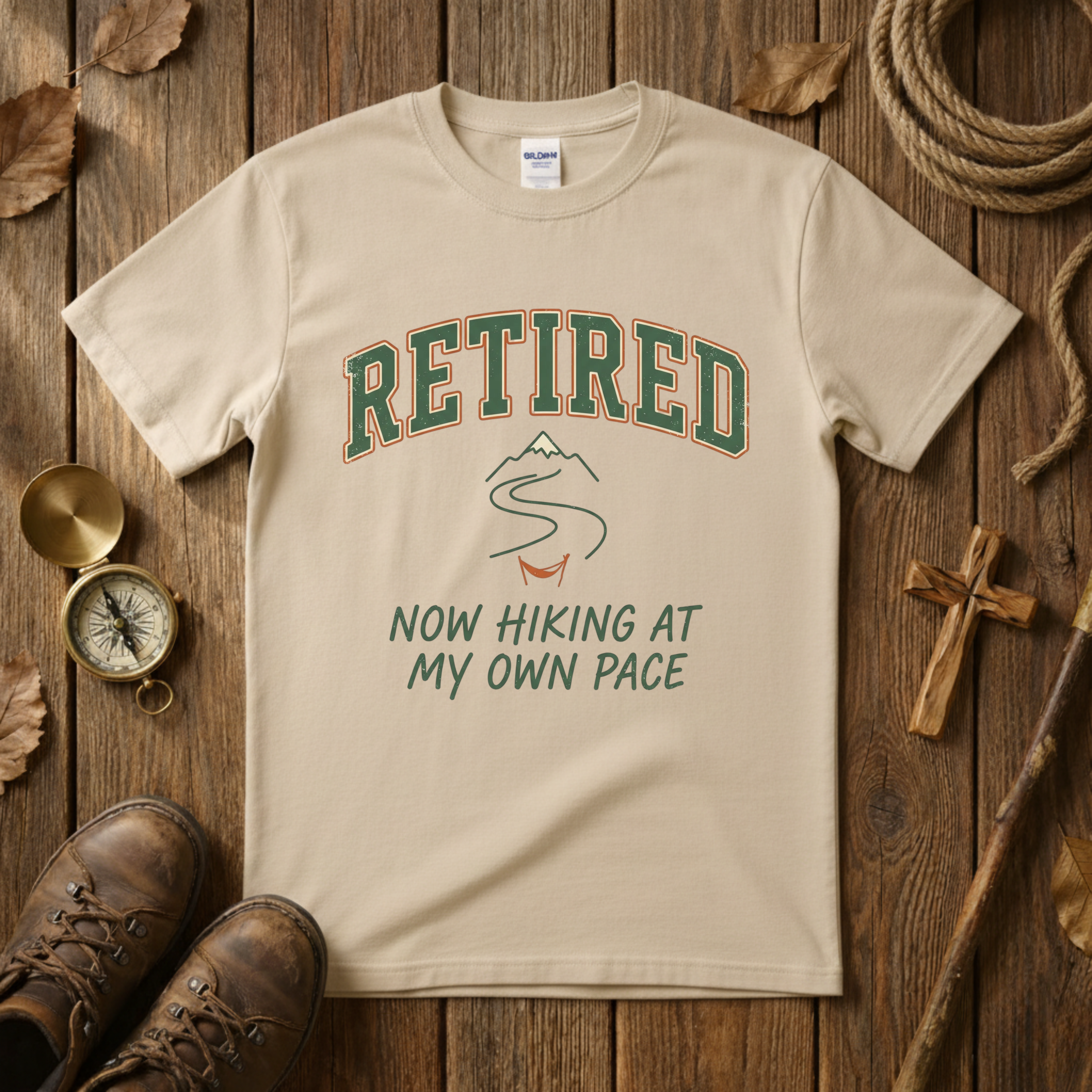 Retired - Hiking My Own Pace Tee Shirt