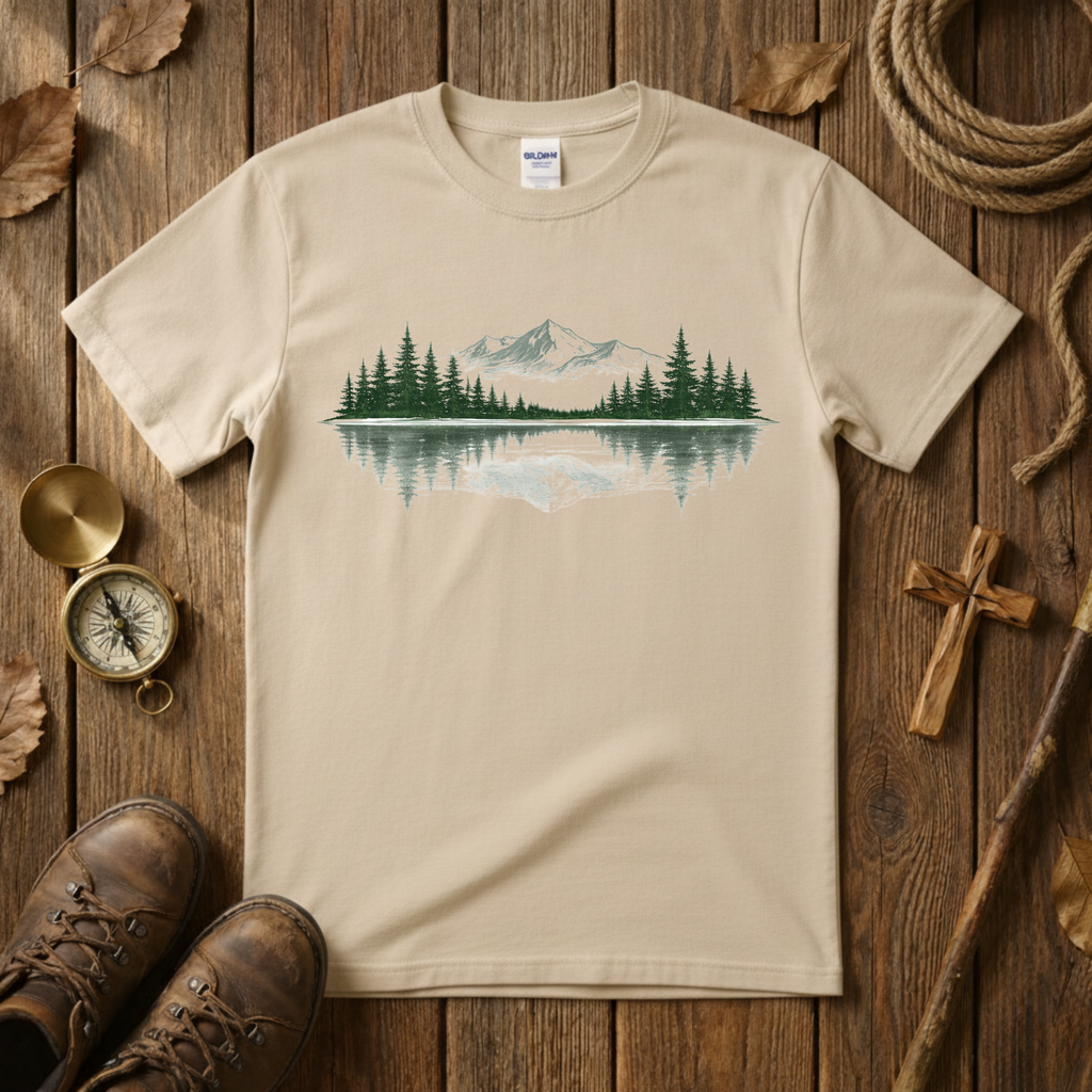 Peaceful Mountain Horizon Tee Shirt