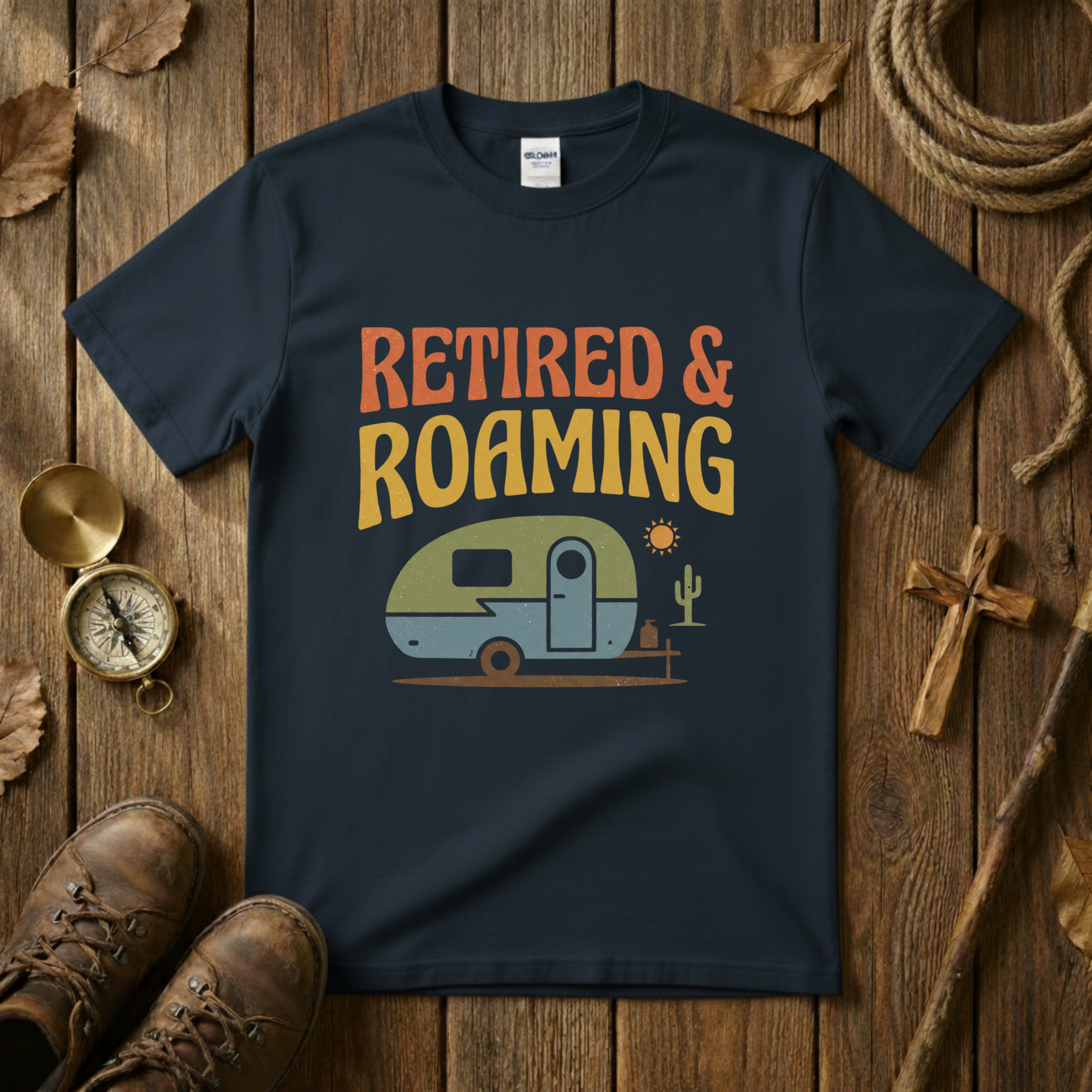 Retired and Roaming  Tee Shirt